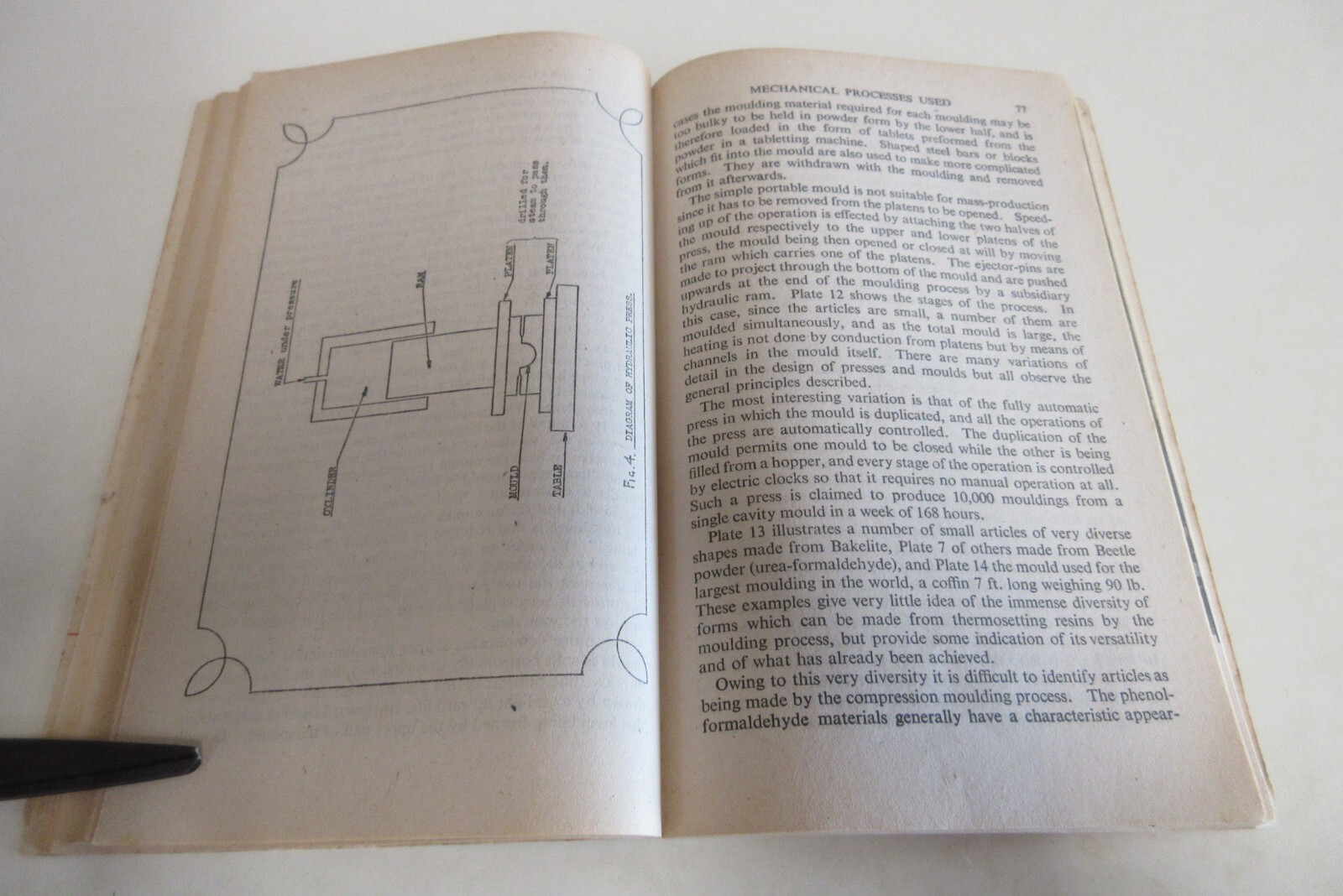 Plastics – by Yarsley and Couzens – Pelican Books – 159 Pages – Vintage – 1945