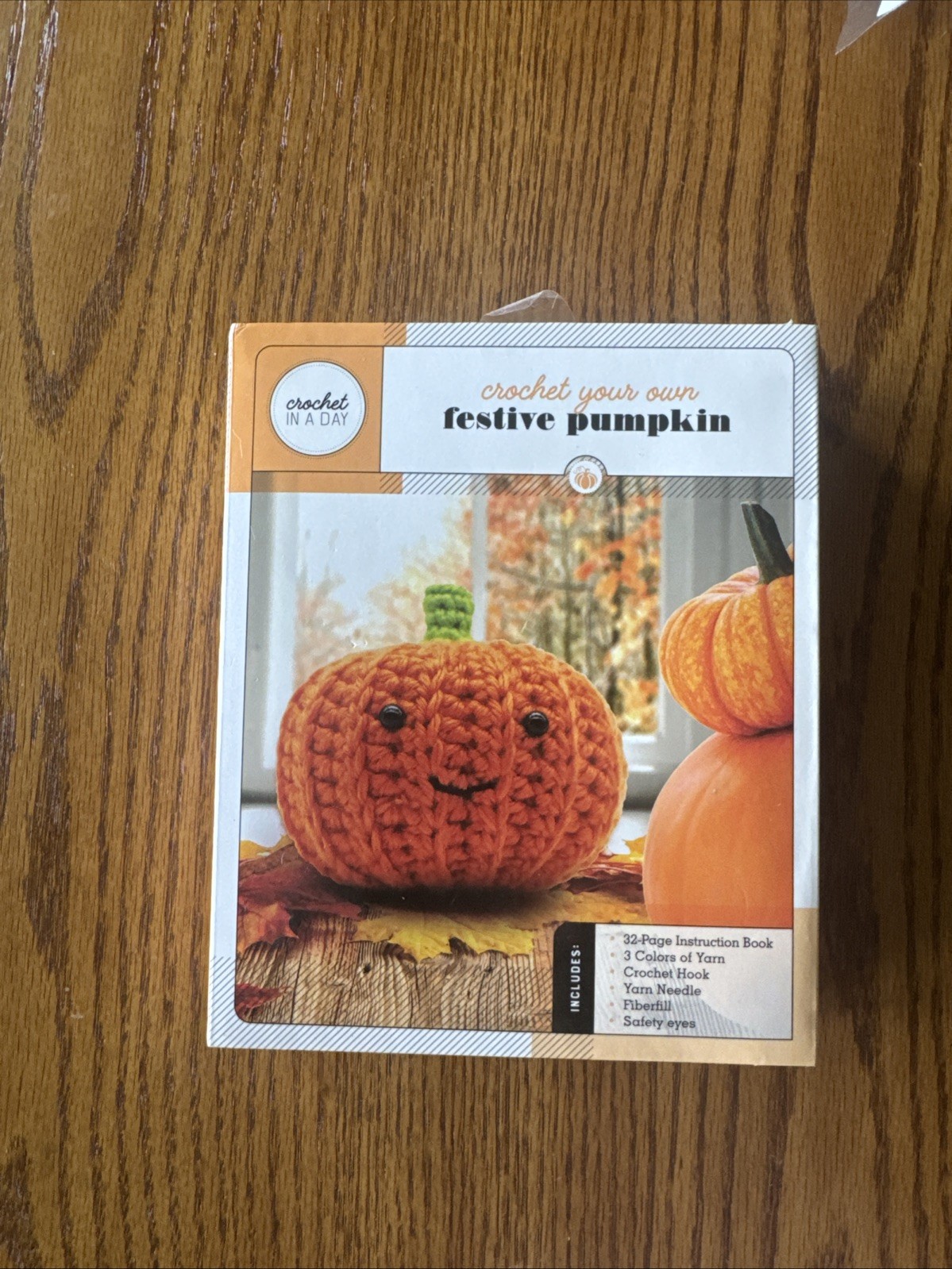 Crochet Your Own Festive Pumpkin: Includes: 32-Page Instruction Book,