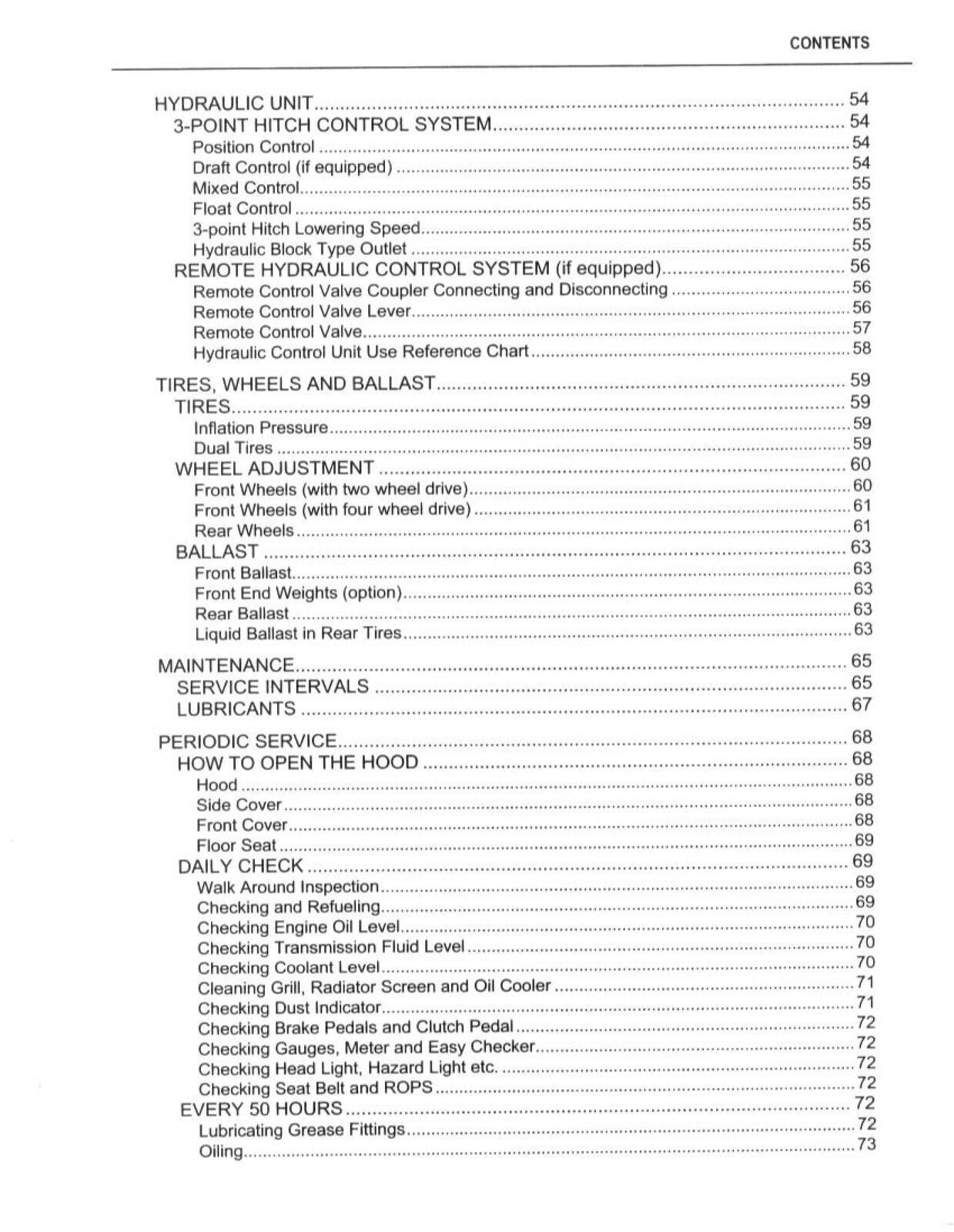 KUBOTA L3130 L3430 L3830 L4330 L4630 L5030 OPERATORS MANUAL – LOOP BOUND, COVERS