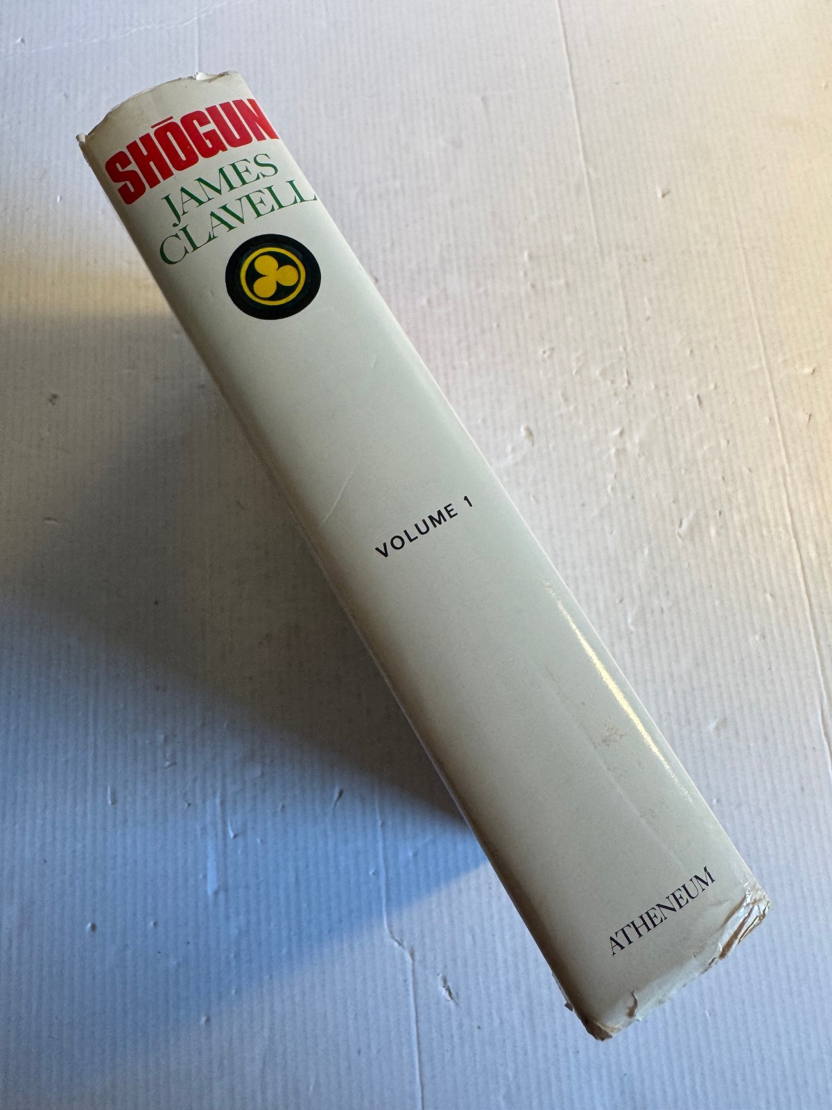 Shogun Volume 1 James Clavell HCDJ Very Good Book Club Edition BCE 1975