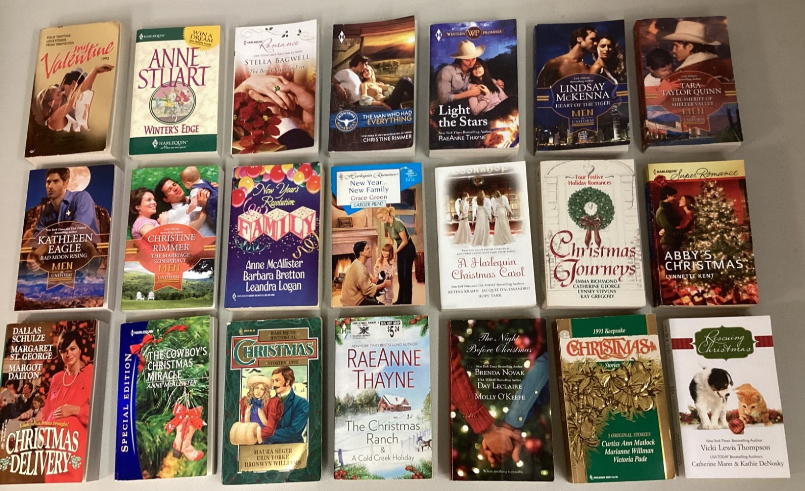 LOT OF 62 MISC HARLEQUIN/SILHOUETTE ROMANCE BOOKS~PB~Christmas/DangerousToLove +