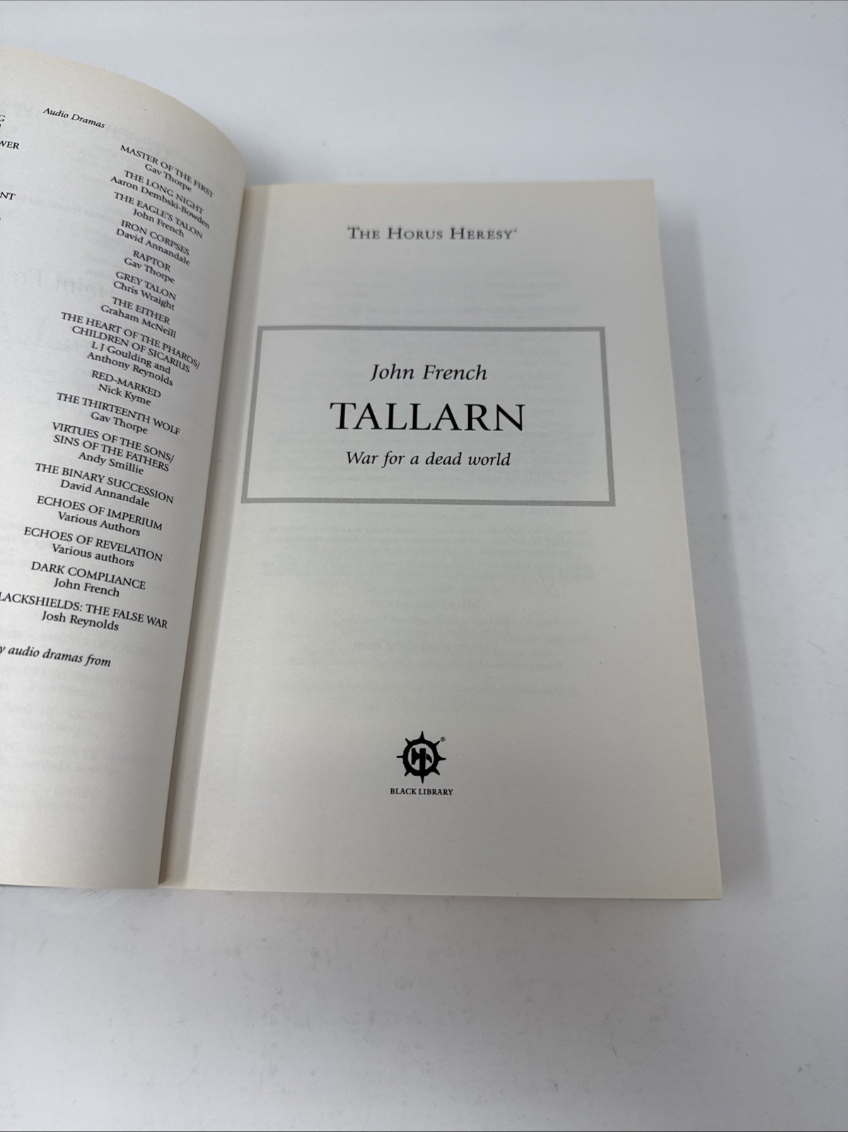Tallarn by John French 2018 TPB 1st Horus Heresy #45 Black Library Warhammer 40k