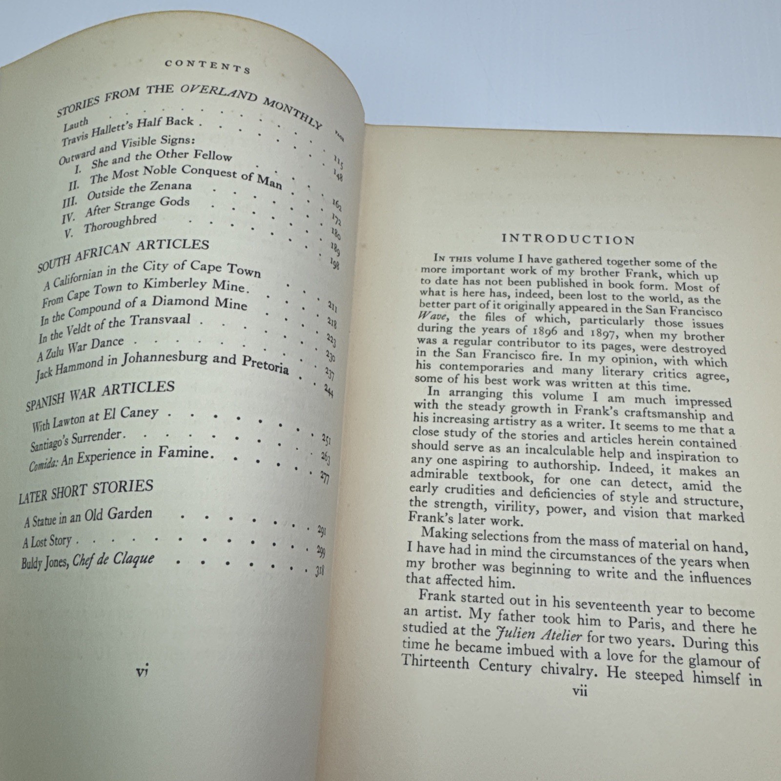 Frank Norris Collected Writings Volume 10 Hardcover 1928 Doubleday Doran & Compa