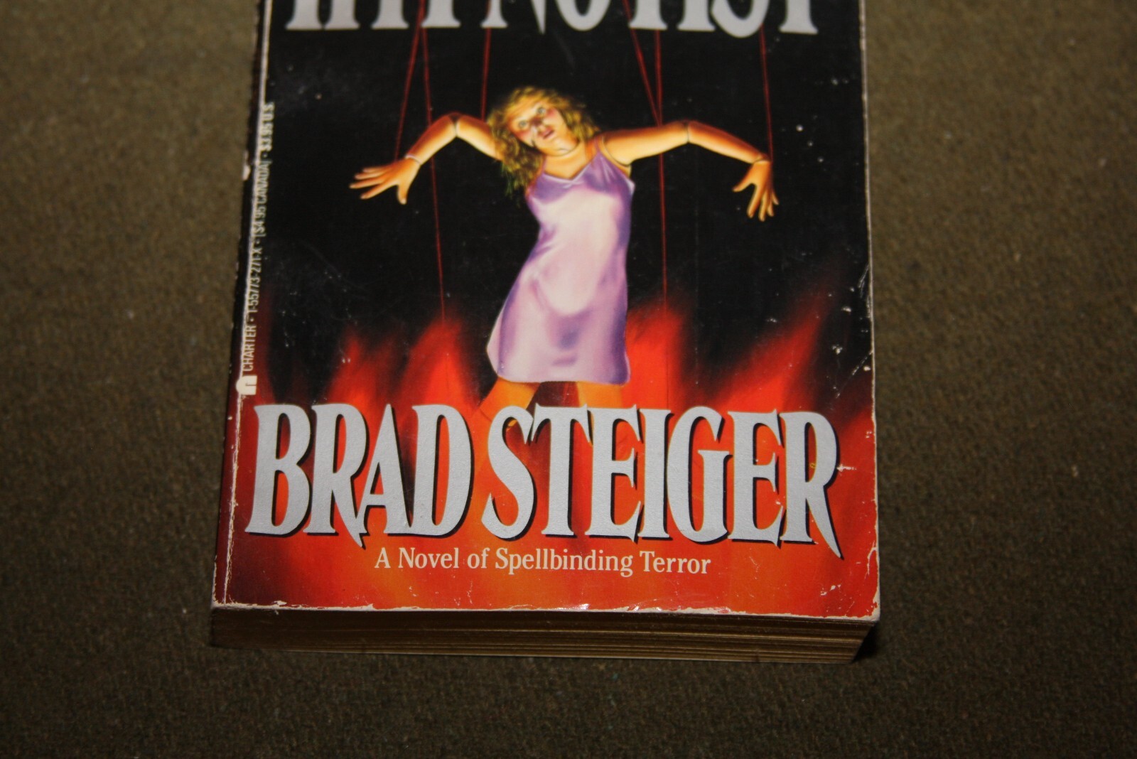 The Hypnotist by Brad Steiger 1989 PB 1st Print Charter Horror