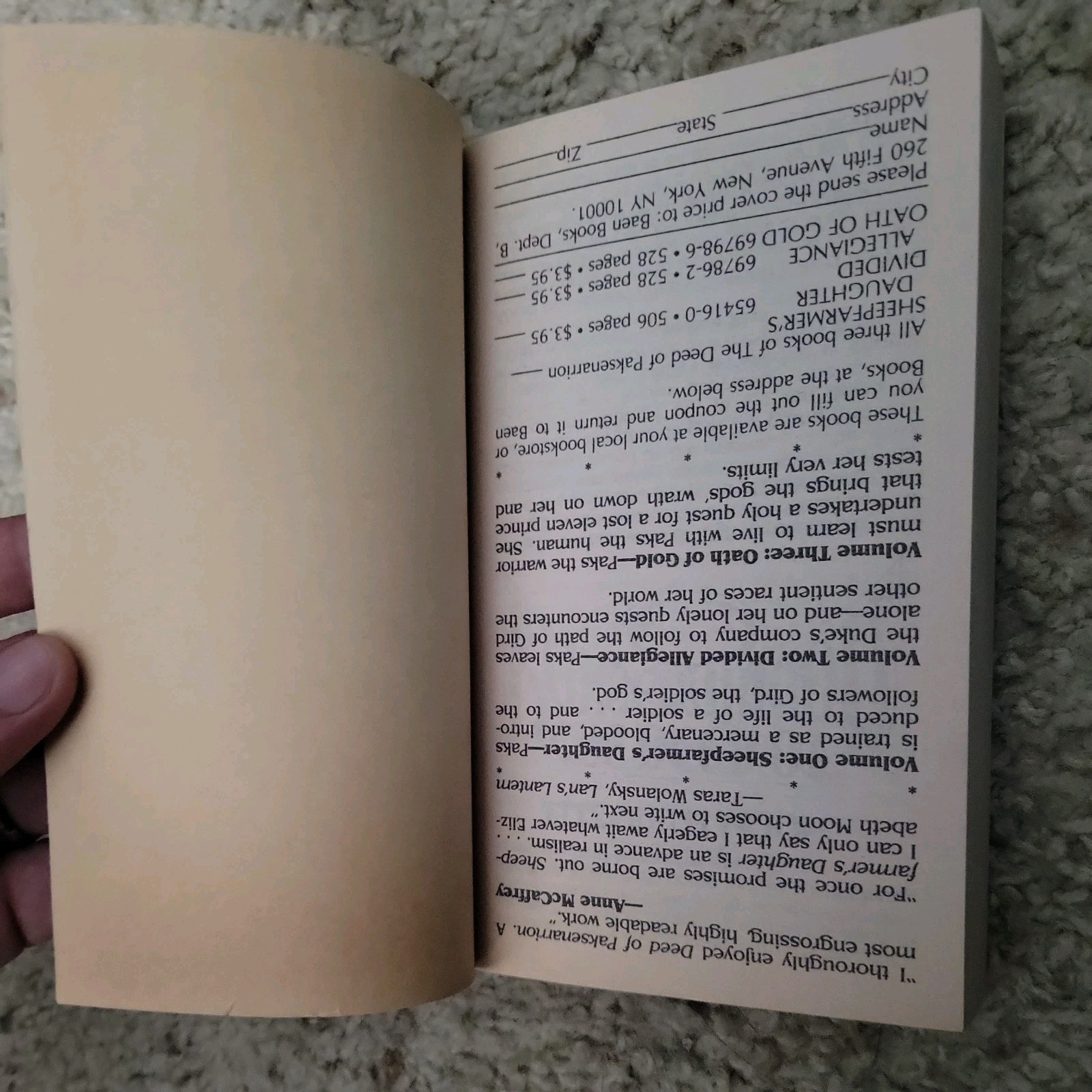The Devil’s Day – James Blish – 1990 Baen PB -Black Easter & Day After Judgement