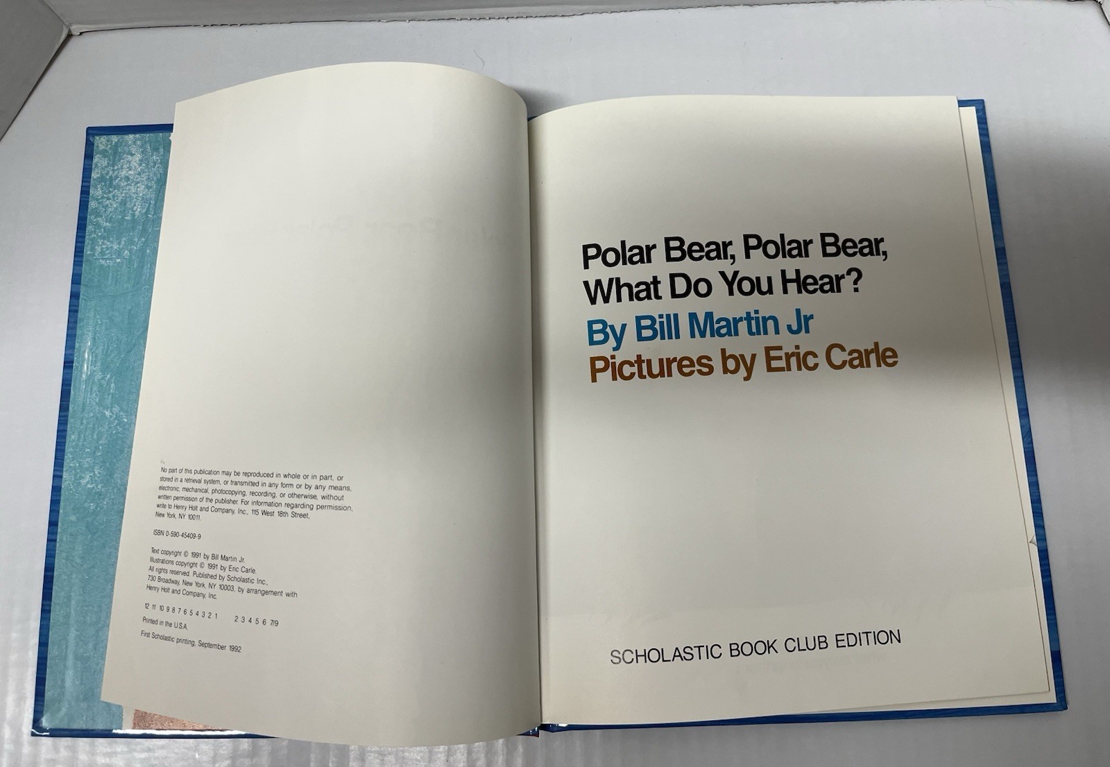 Eric Carle 7 Picture Book Lot Brown Polar Bear Snow Seed Seahorse Spider D