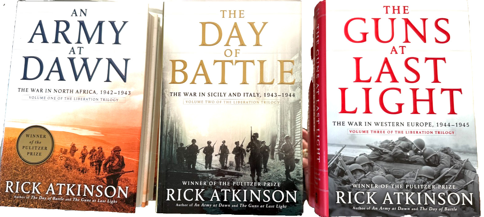The Liberation Set: An Army at Dawn, The Day of Battle, The Gun at Last Night