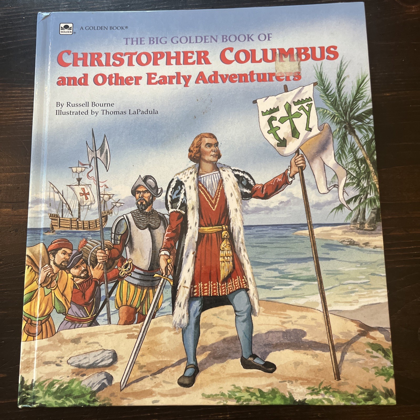 Lot Of 3 Vintage Christopher Columbus Picture Books Biography, Class Library