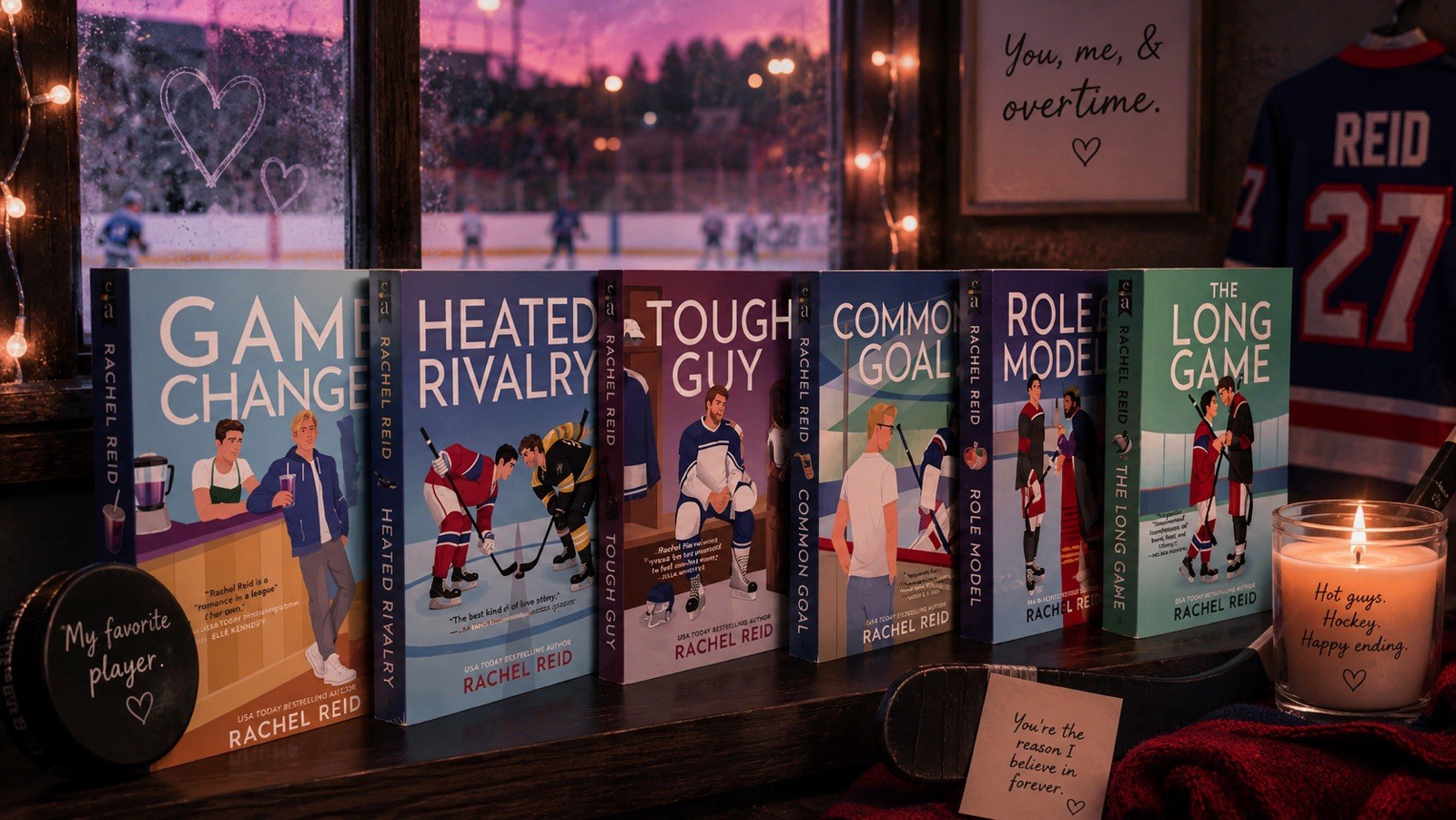 Game Changers Series 6 Books Set- By: Rachel Reid (New & Paperback)