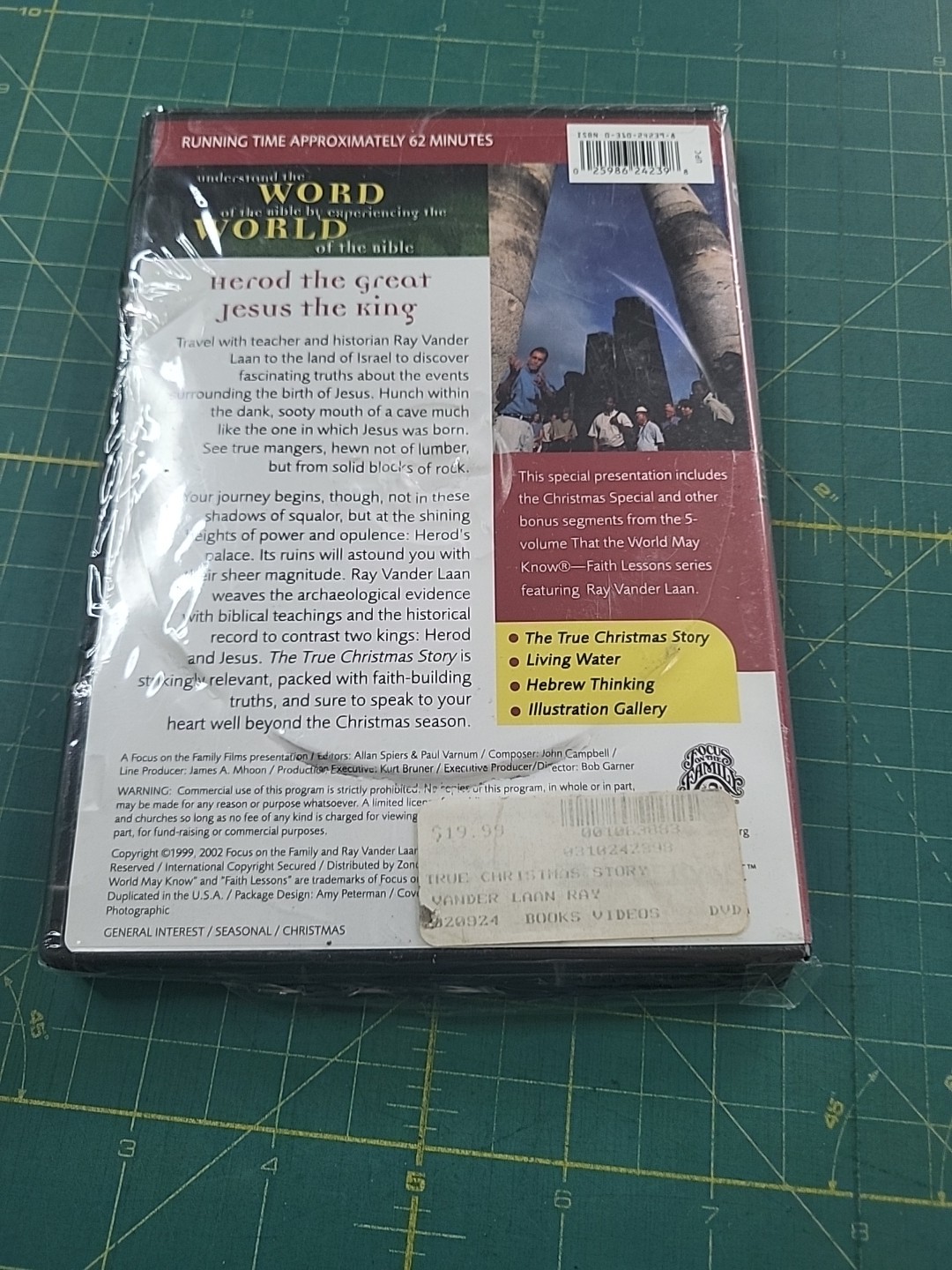 The True Christmas Story DVD Ray Vander Laan Zondervan Biblical Documentary
