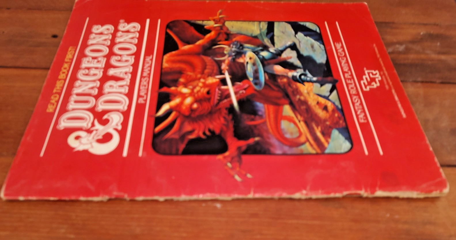 1983 Dungeons & Dragons Players Manual TSR First Printing Red Paperback
