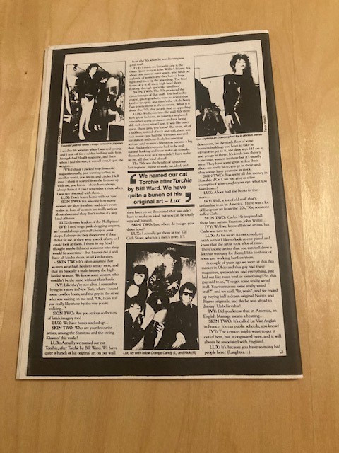 THE CRAMPS Savoy 1990 UK Fanzine 11.5 x 8.5 60 Pages Clippings Lux Ivy