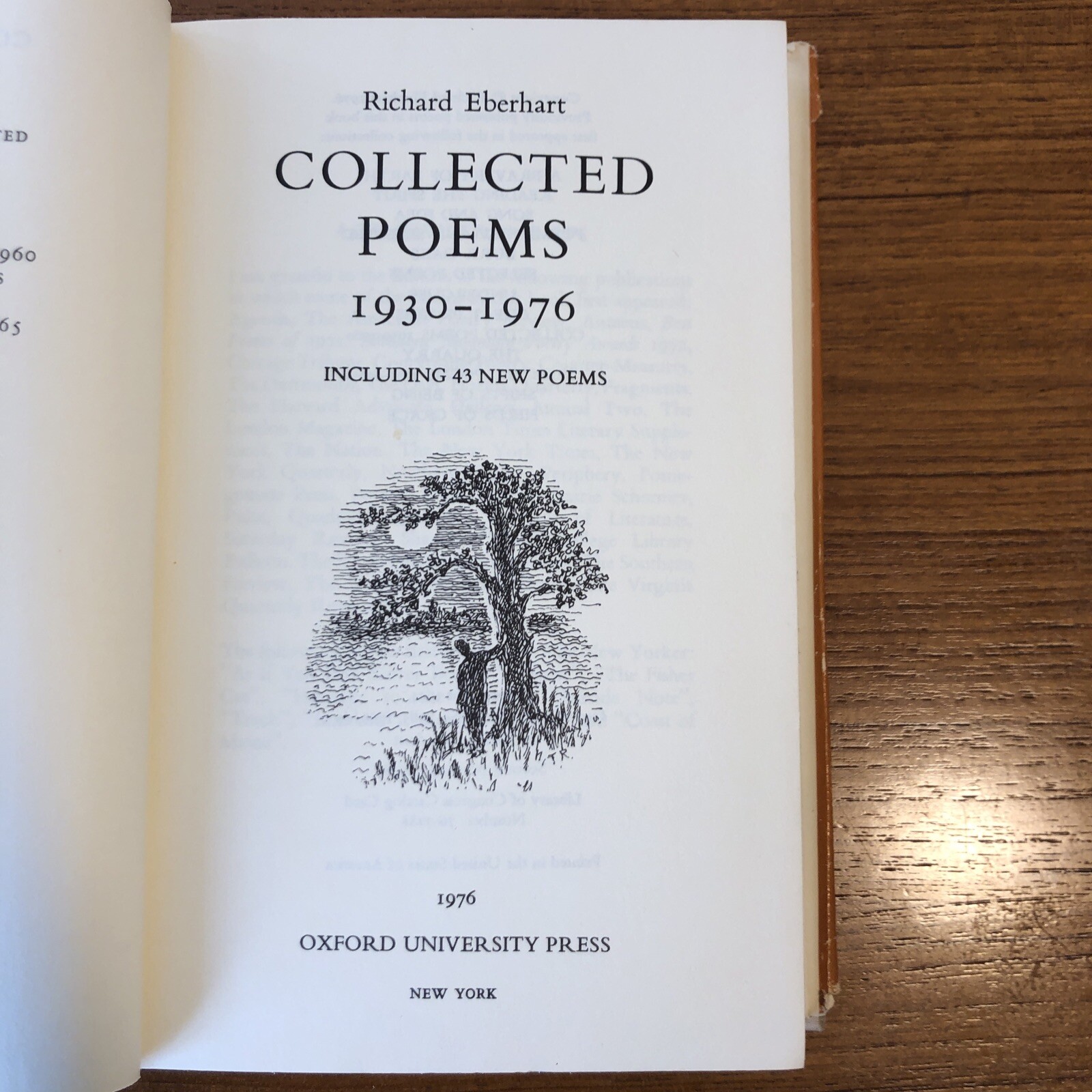 Collected Poems, 1930-1976 by Richard Eberhart Signed & Inscribed Very Good Cond