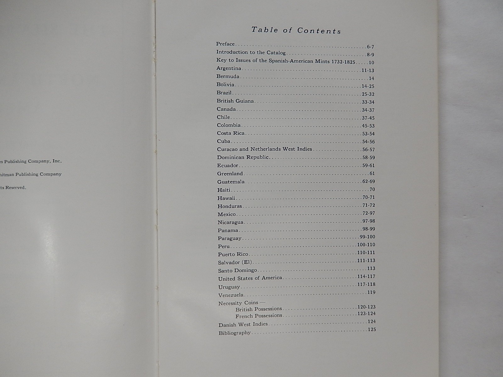 9 Books from the Library of a Coin Collector in Nice Conditiion, see description