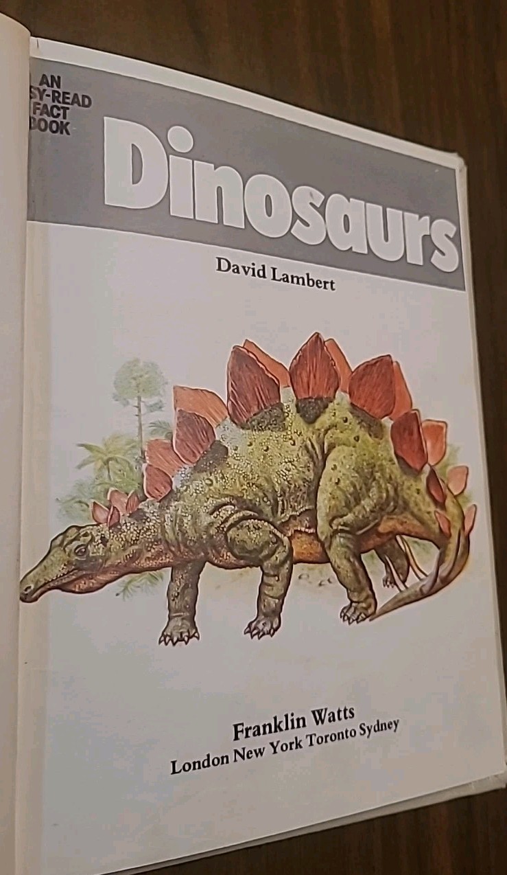 Dinosaurs by David Lambert and L. B Halstead (1983, Hardcover)VTG RARE