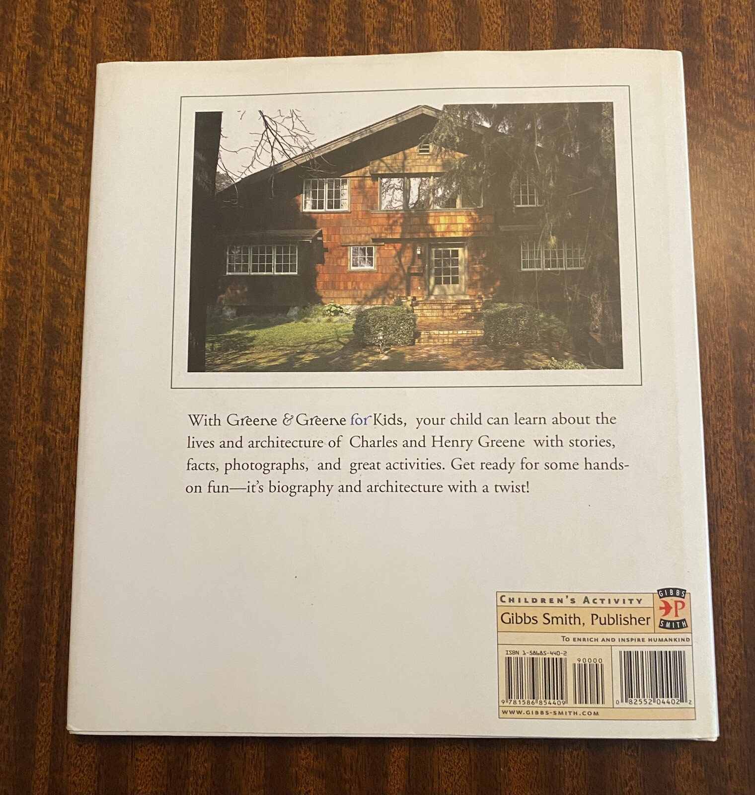 GREENE & GREENE FOR KIDS Thorne-Thomsen ART ARCHITECTURE ACTIVITIES Arts& Crafts