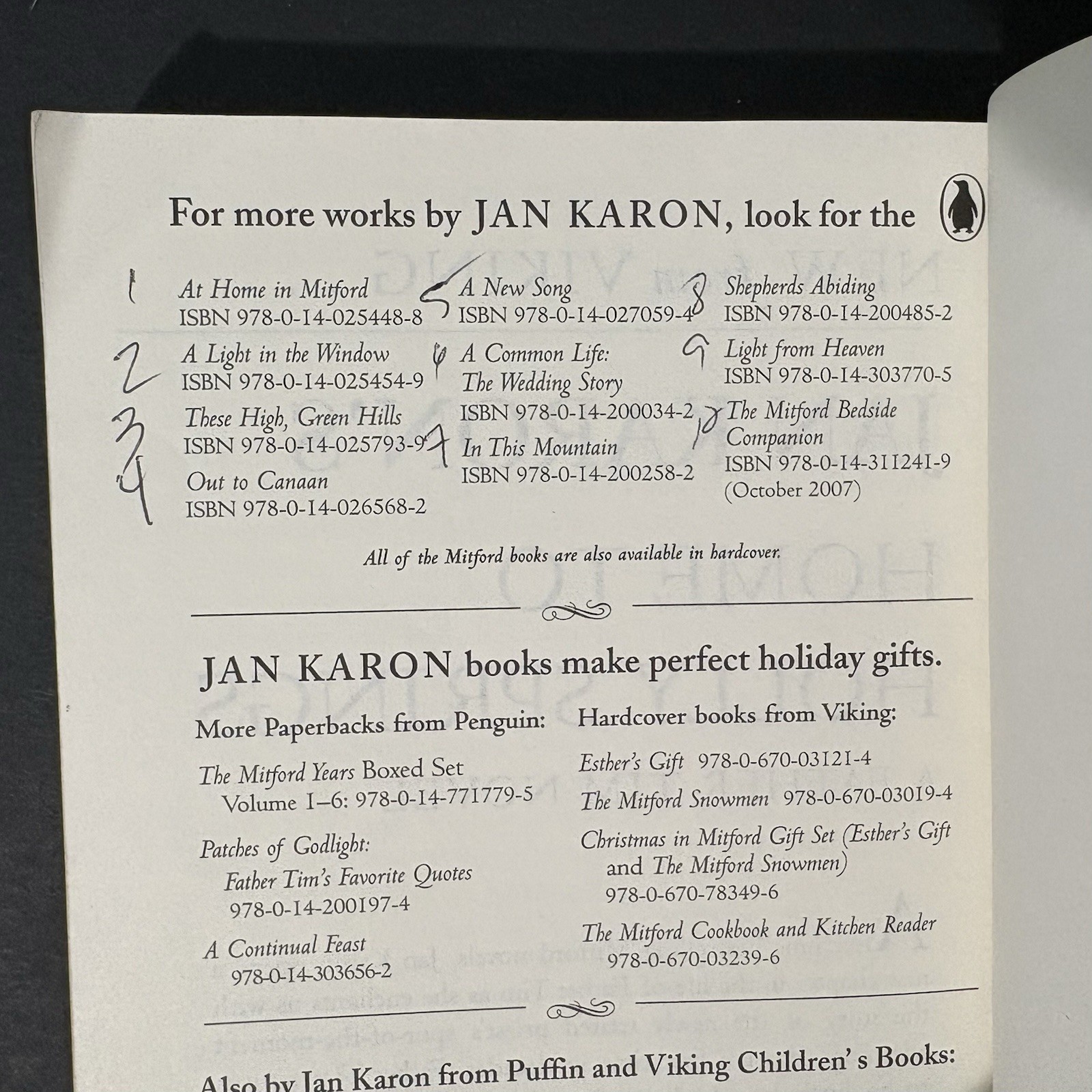 Lot of 18 Mitford Years Jan Karon Complete Set 1-14 + 4 Bonus Books PB & HC