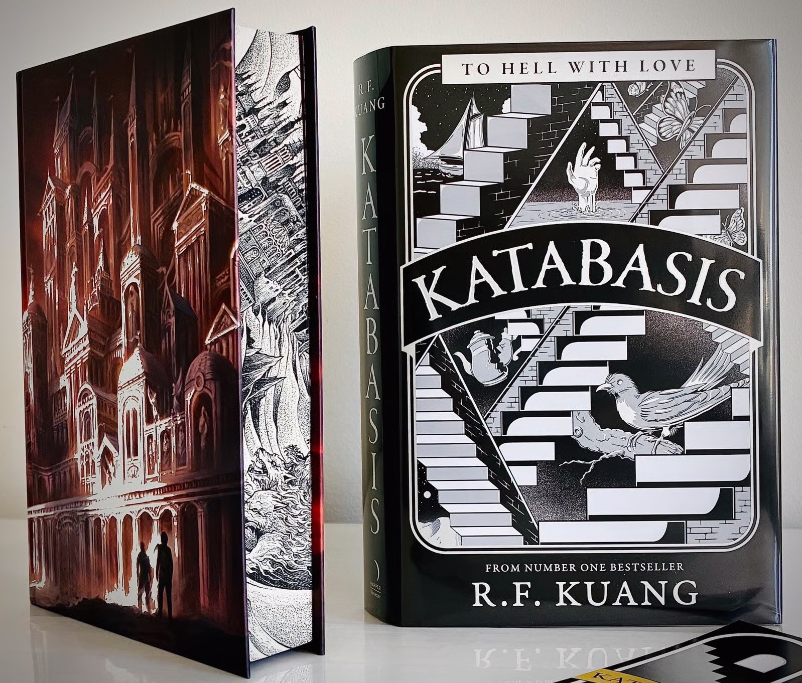 TBB Katabasis by R. F. Kuang Special Edition hardback Sprayed Edges New