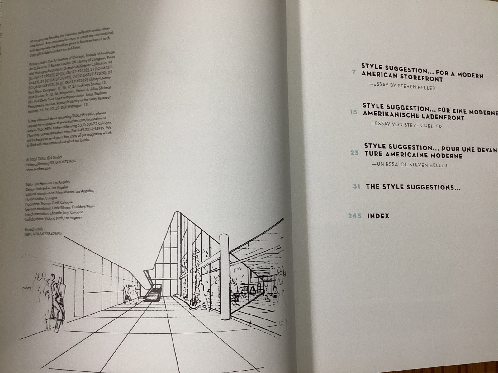 Taschen Book SHOP AMERICA: MID-CENTURY STOREFRONT DESIGN 1938-1950 Jim Heinmann