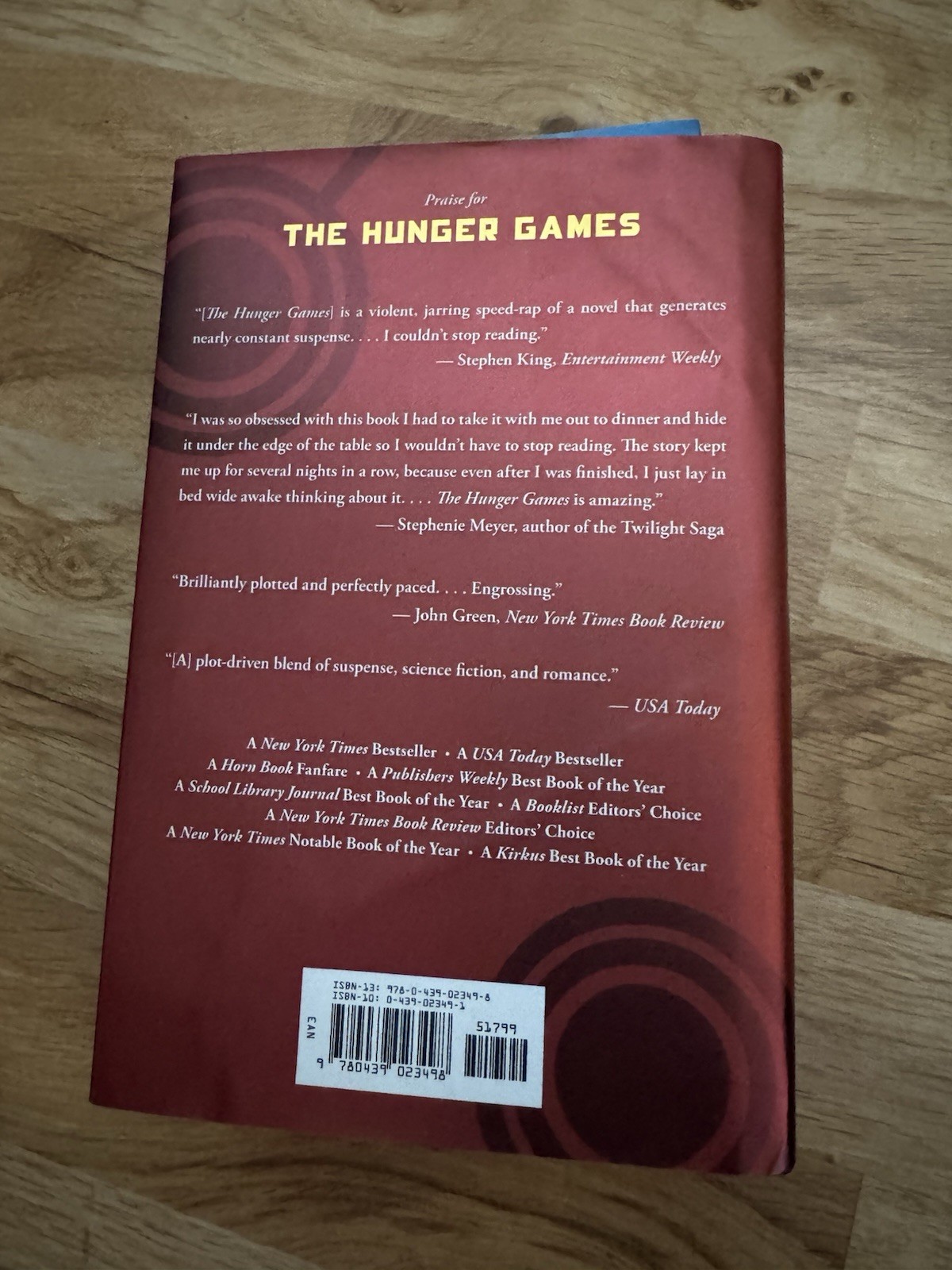 The Hunger Games Trilogy by Suzanne Collins, Paperback, Scholastic, YA Dystopian