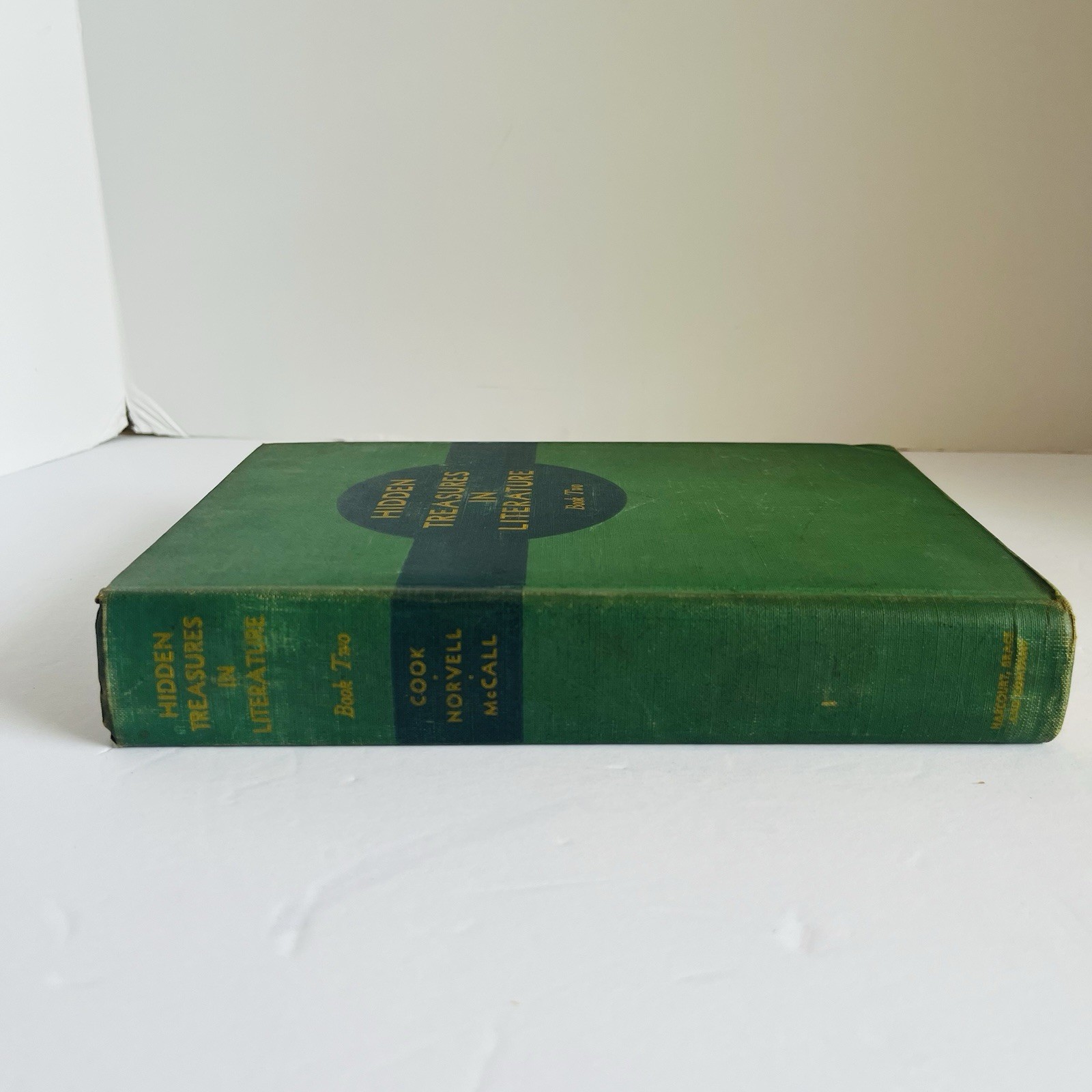 Vintage 1935 Hidden Treasures in Literature Book Two Harcourt Brace Textbook HC