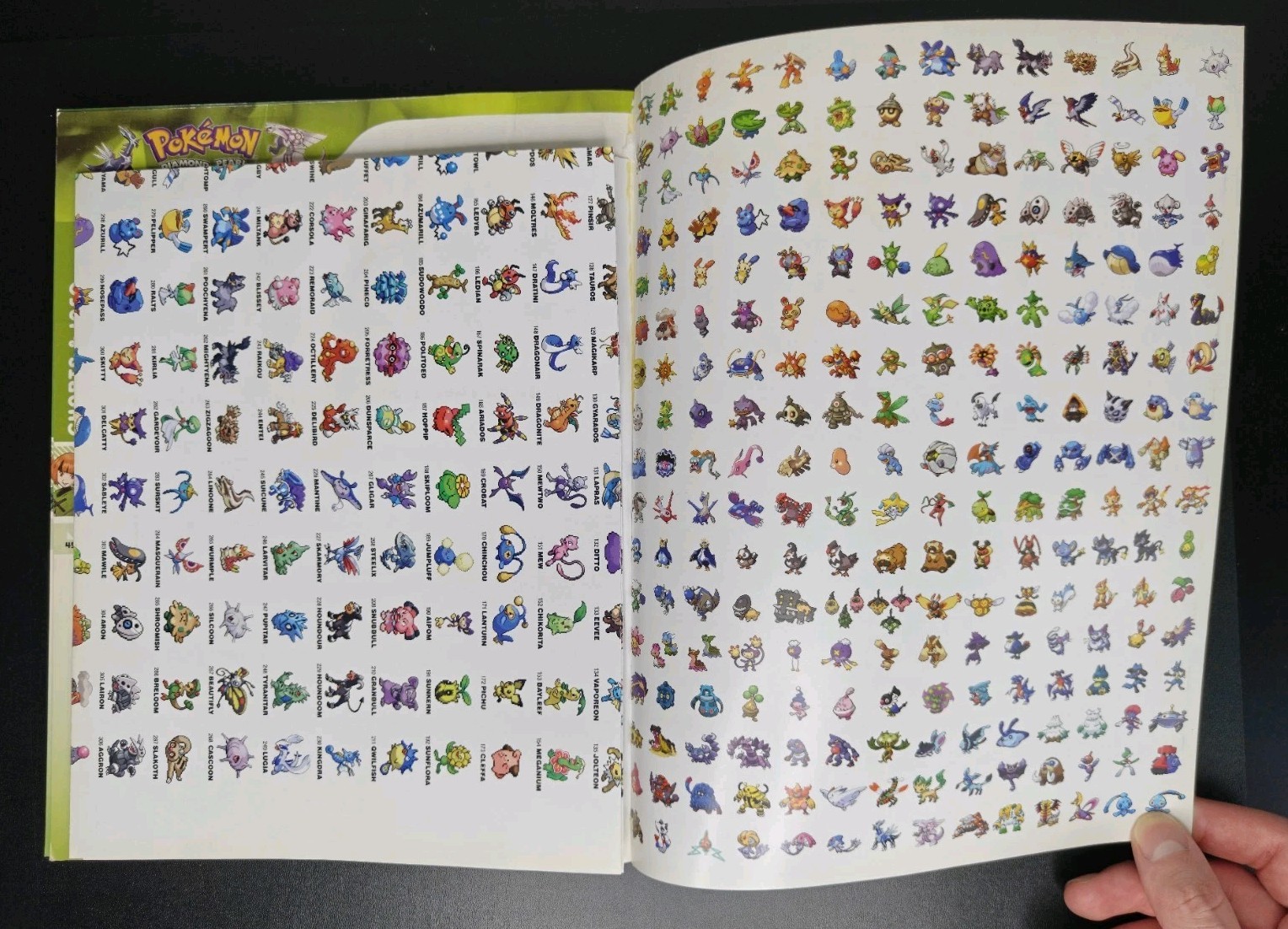 Pokemon Diamond & Pearl Pokedex Official Prima Nintendo Game Guide w/ Poster