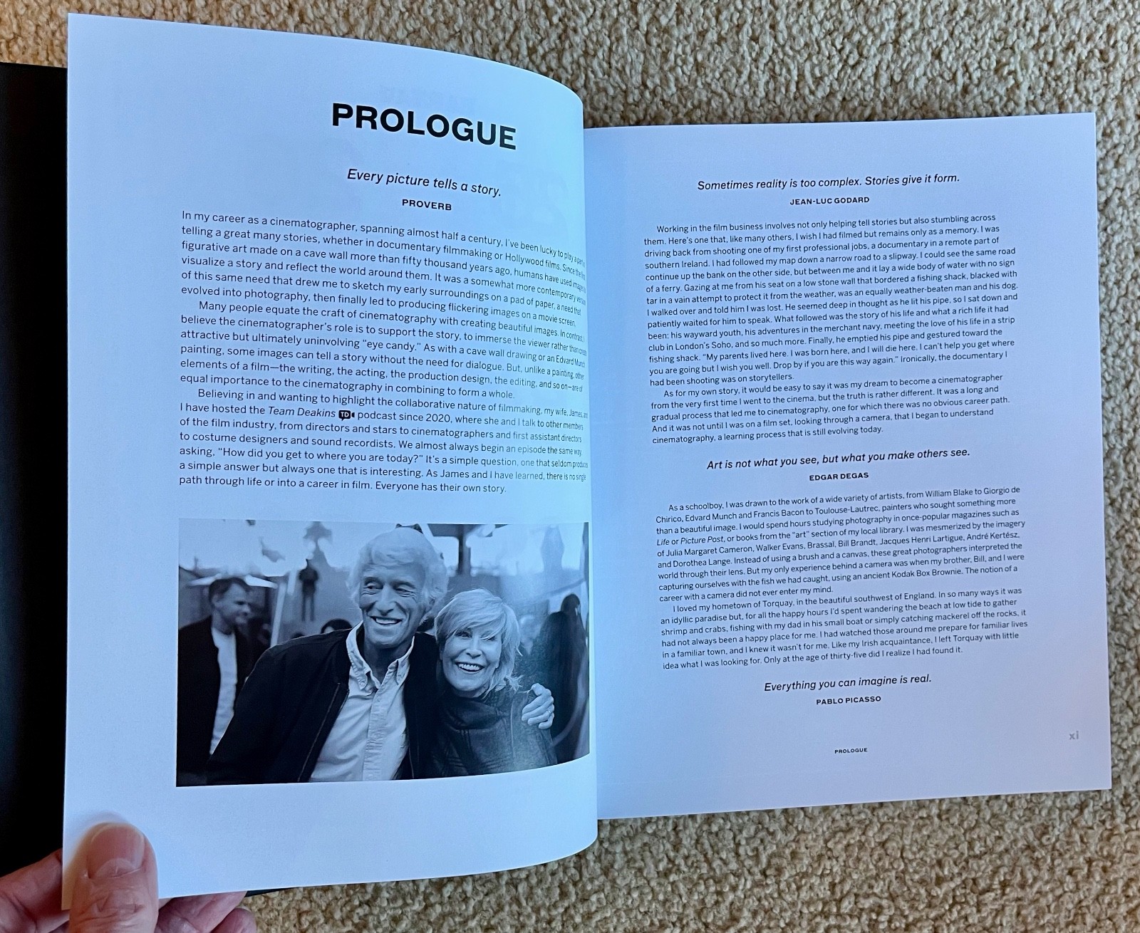 REFLECTIONS: On Cinematography Hardcover by Roger Deakins – Like-New! condition!