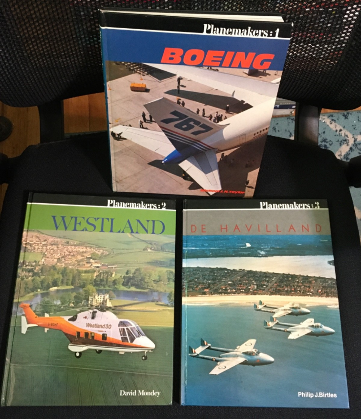 Lot Planemakers 1 2 3 BOEING Michael Taylor WESTLAND David Monday DE HAVILLAND