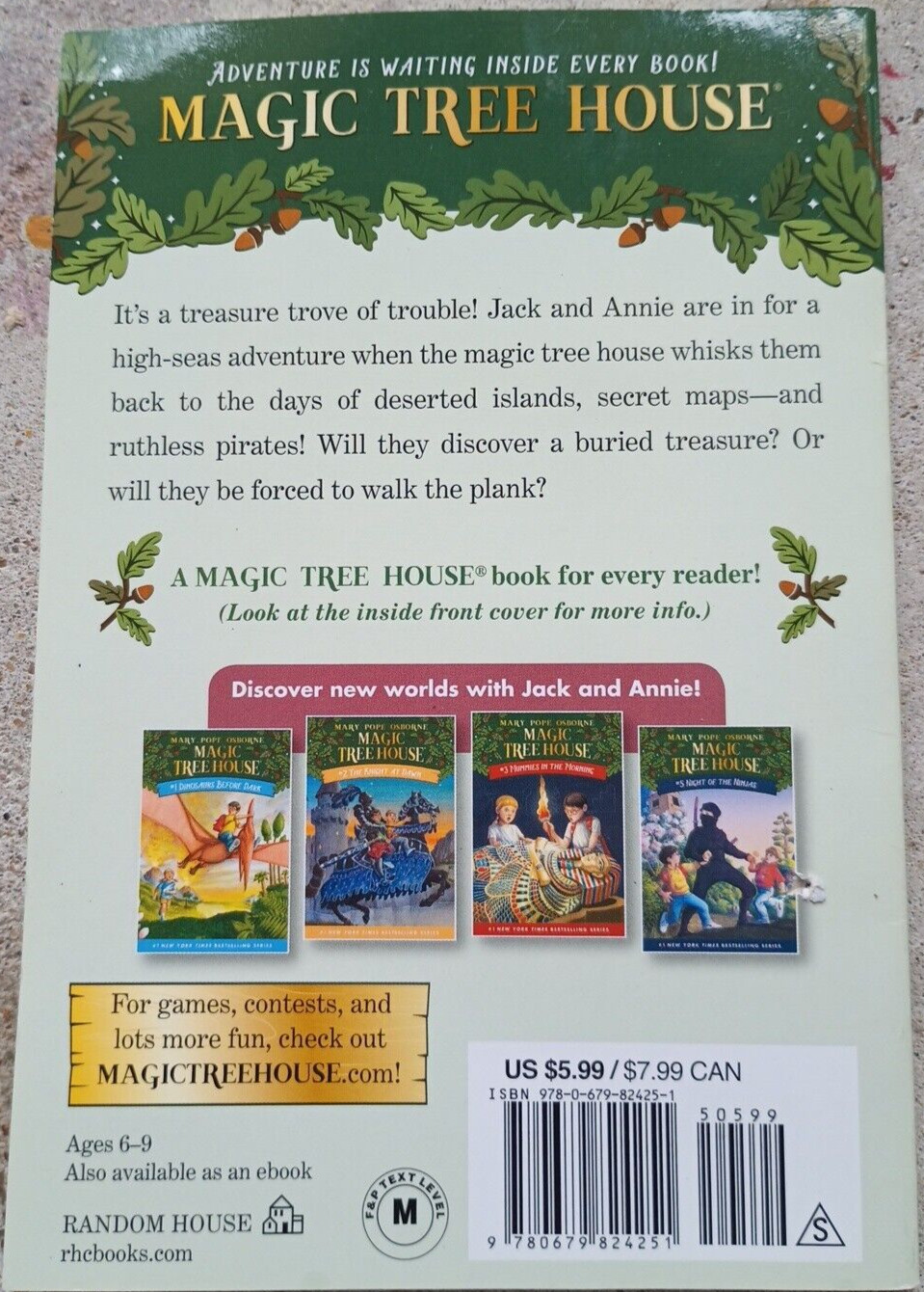 MAGIC TREE HOUSE BOOKS LOT OF 5 KIDS CHAPTER BOOK #2 3 4 16 20 MARY POPE OSBORN