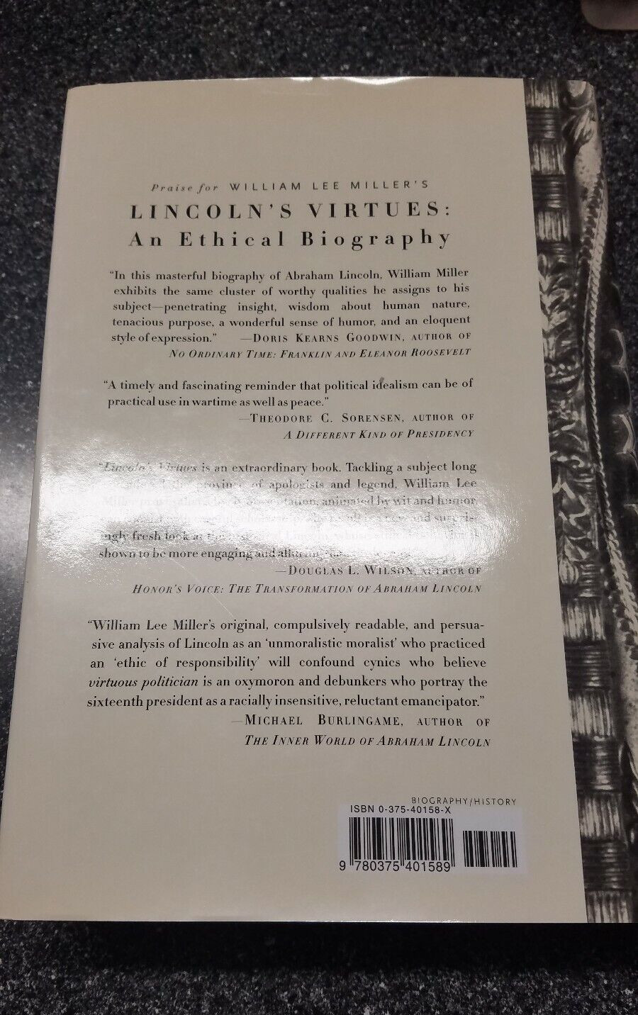 Lincoln’s Virtues : An Ethical Biography by William Lee Miller (2002, Hardcover)