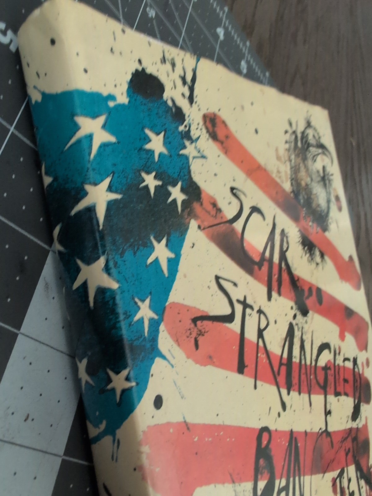 1987 Scar Strangled Banger Ralph Steadman 1st Edition *SIGNED CUSTOM GRAFFITI *
