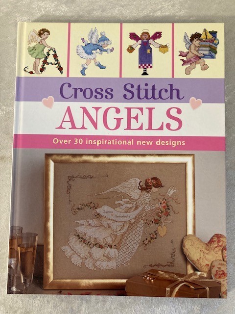 Cross Stitch Angels Book Hardcover Over 30 Designs 105 Pages 2004 UK