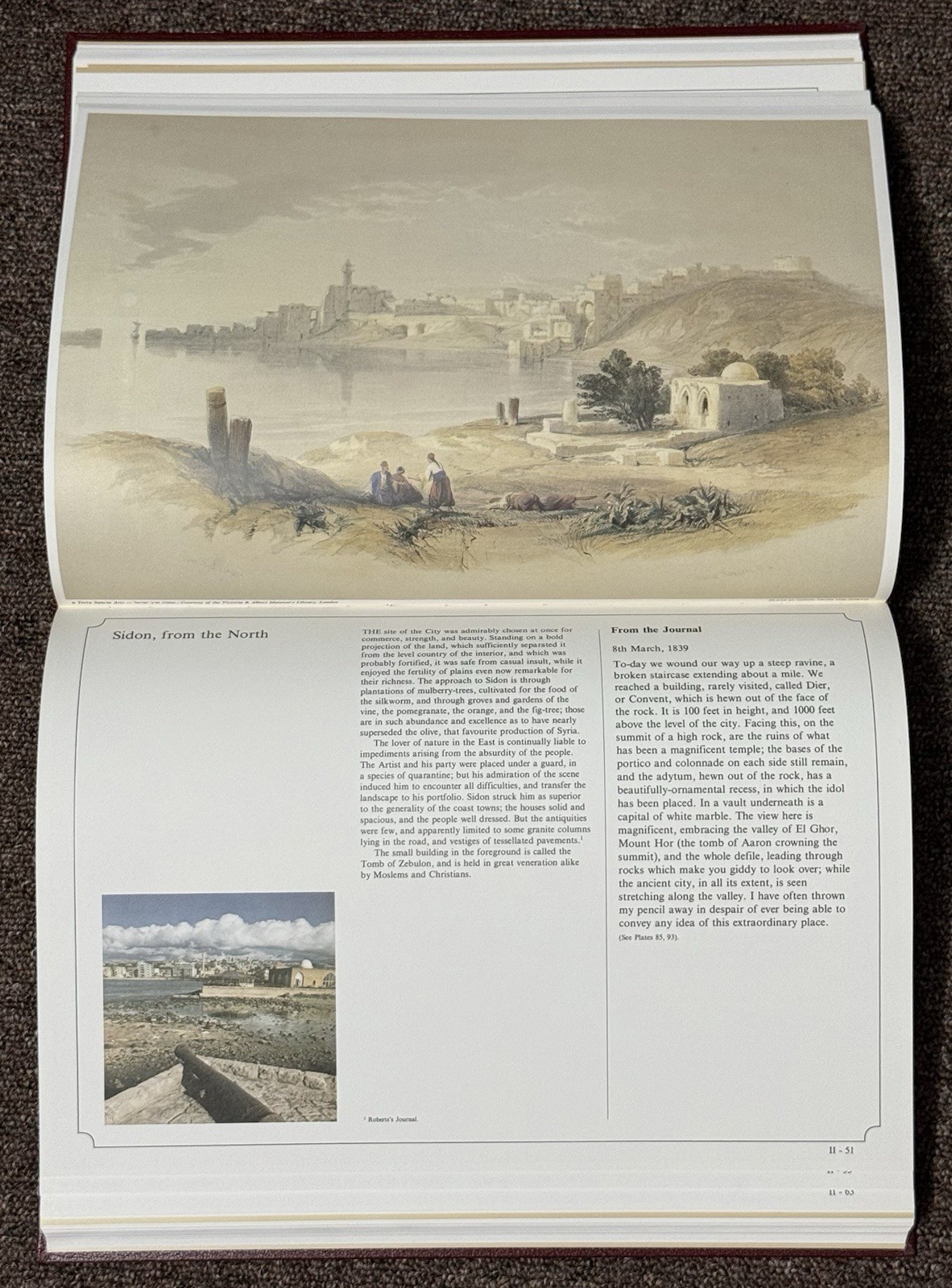 David Roberts R.A. The Holy Land Hardcover Book
