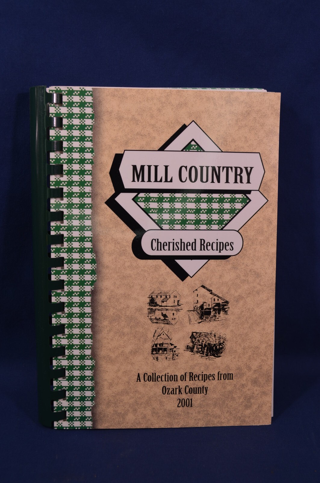 Rare Mill Country Cherished Recipes Cookbook Ozark County,2001,Mint Condition