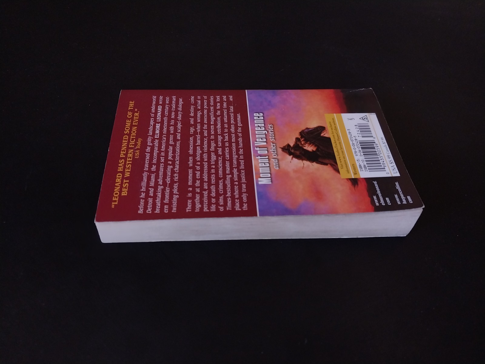 Elmore Leonard – Moment of Vengeance – HarperTorch First Printing 2006