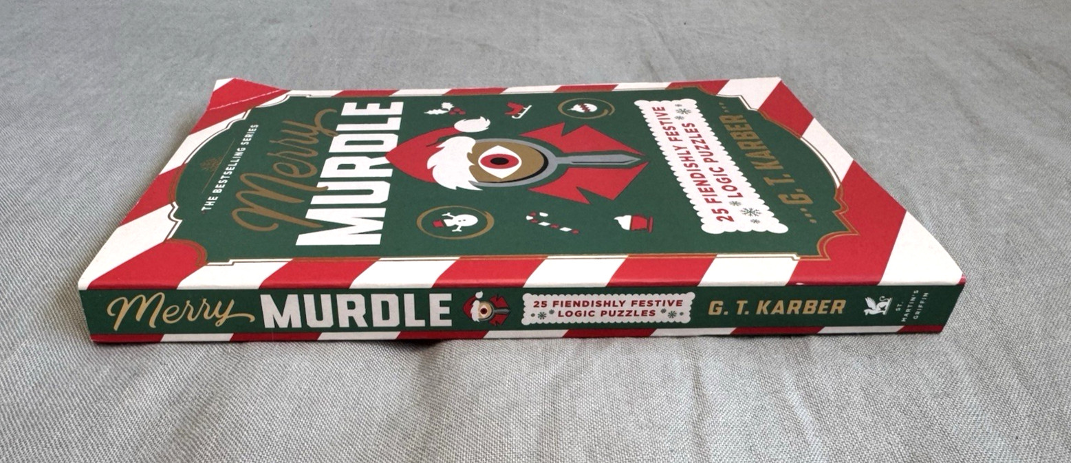 Merry Murdle G.T. Karber The Sunday Times Bestselling Series 2025 Logic Puzzles