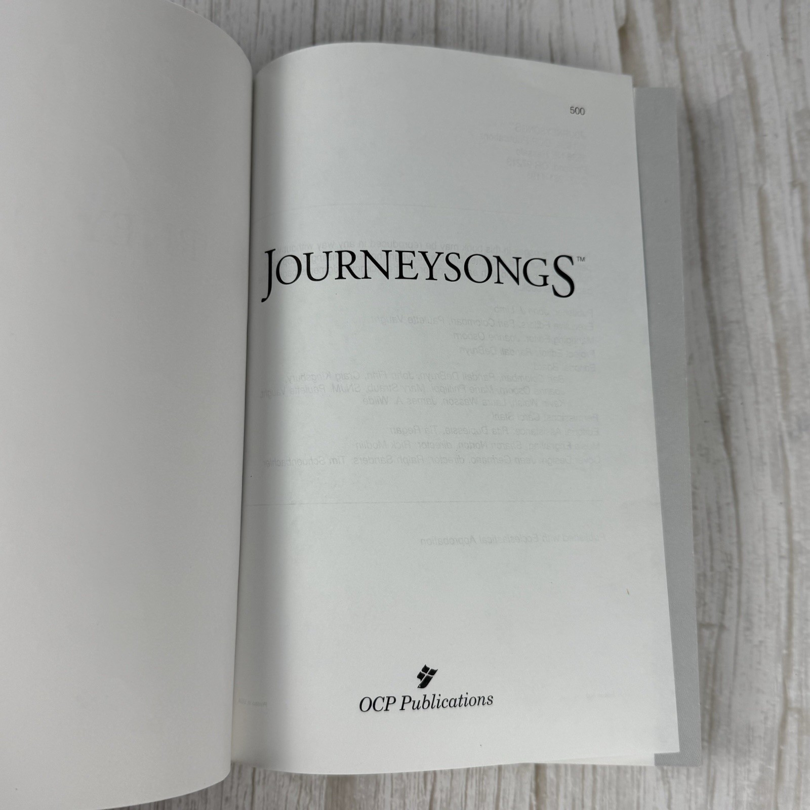 JourneySongs Hymnal 1994 OCP Navy Hardcover Christian Music Songbook Hymns