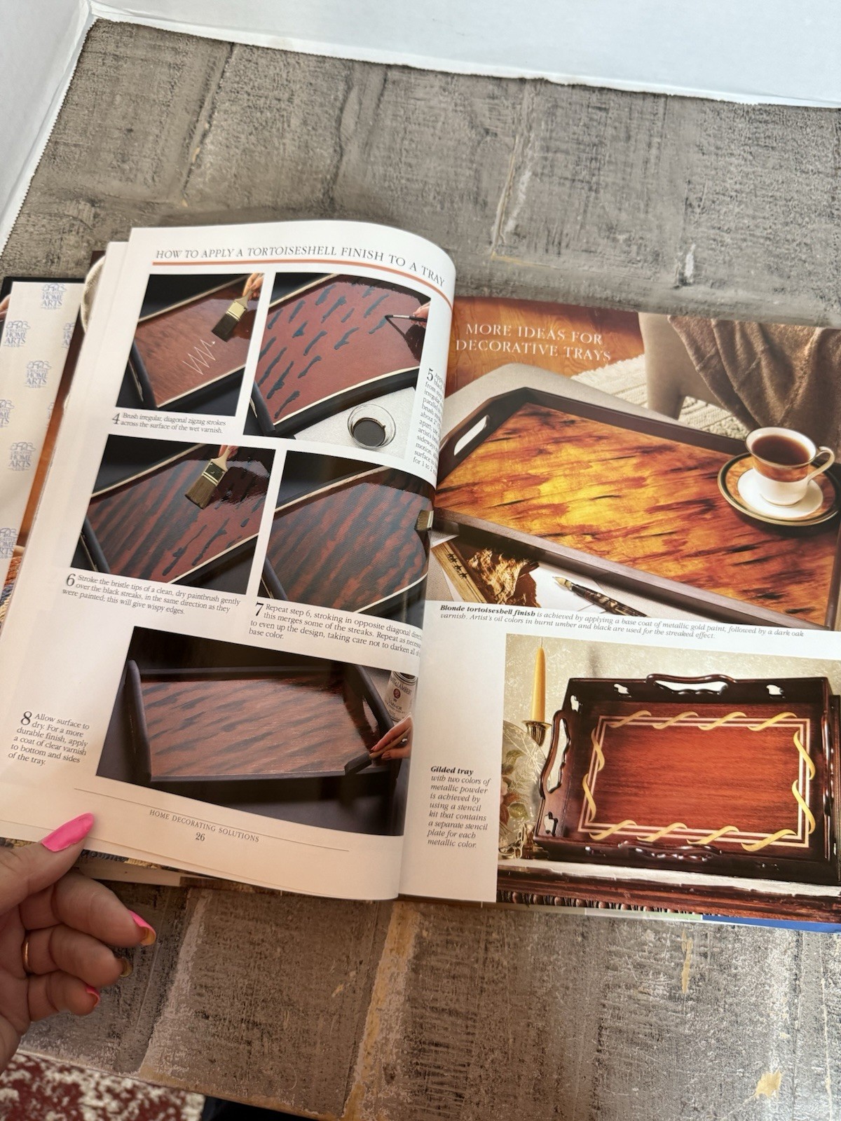 Home Decorating Solutions Creative Home Arts Club Hardcover 158 pages w/photos