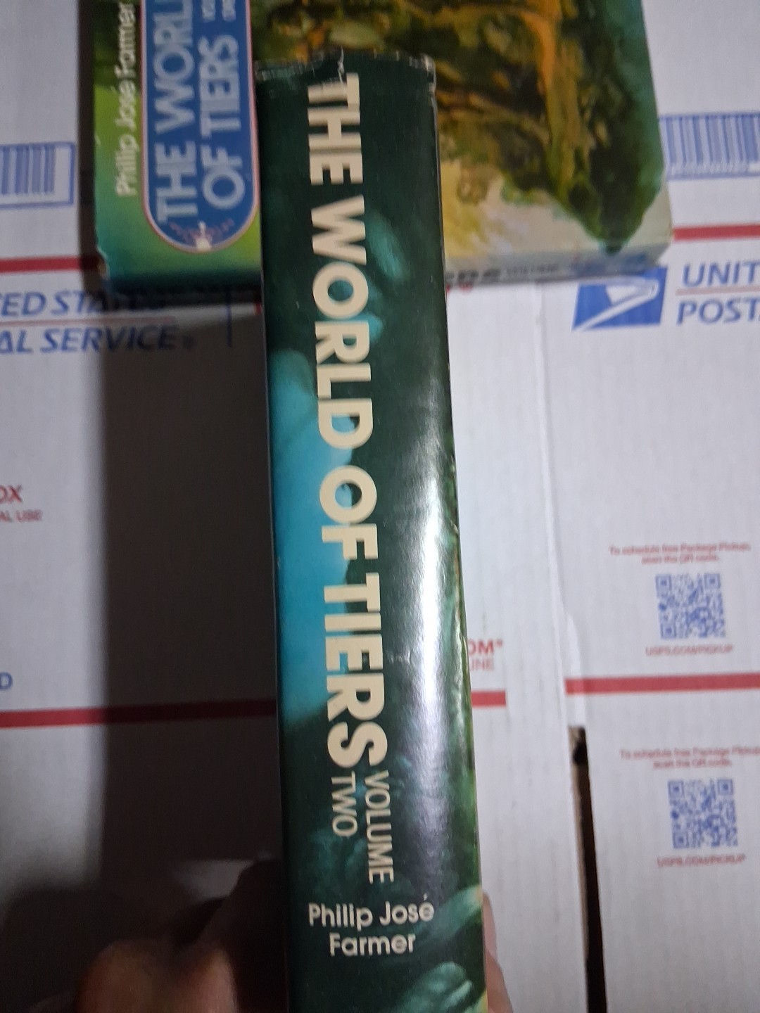 THE WORLD OF TIERS Vol 1 & 2 by Philip Jose Farmer Book Club Edition HC/DJ Set