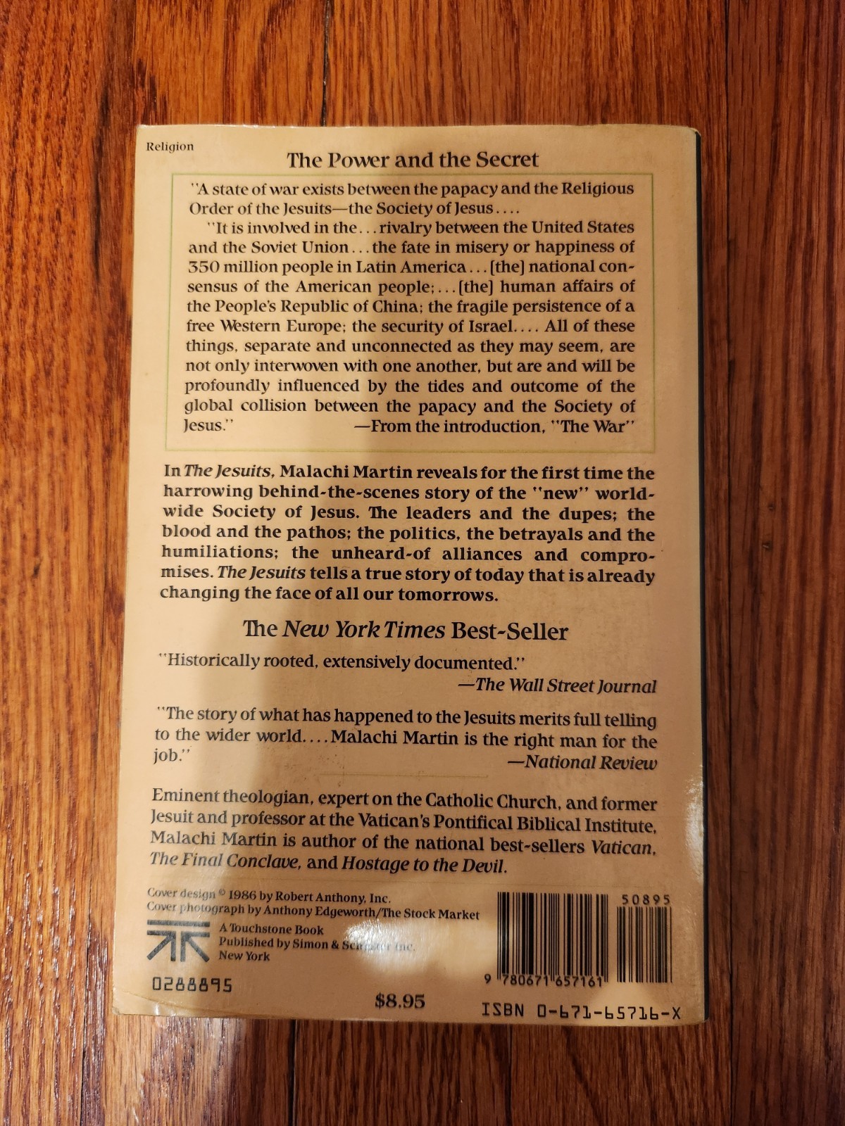 The JESUITS ~ Society Of Jesus and the Betrayal of the Church By MALACHI MARTIN