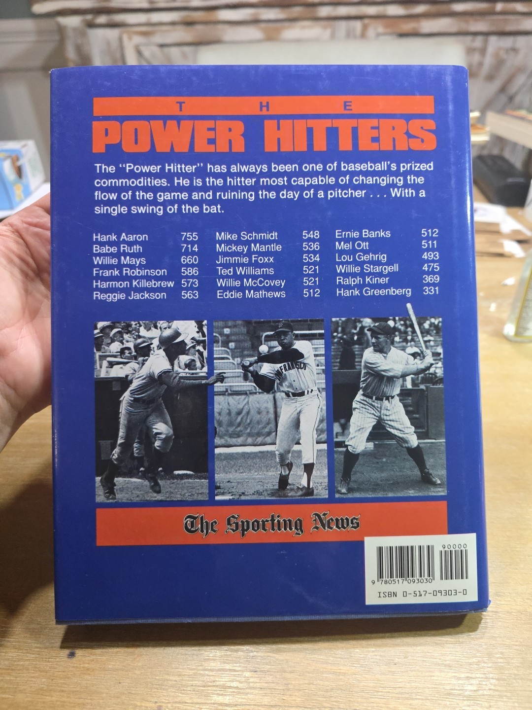The Power Hitters, Donald Honig, 1989 Hardback w/Dust Jacket