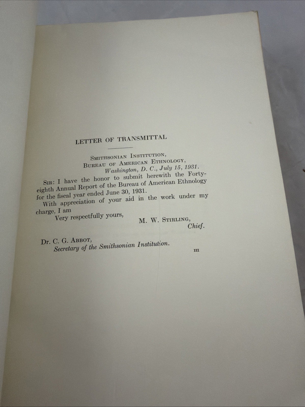 Forty-Eight Annual Report Bureau of American Ethnology 1930-1931 Paperback