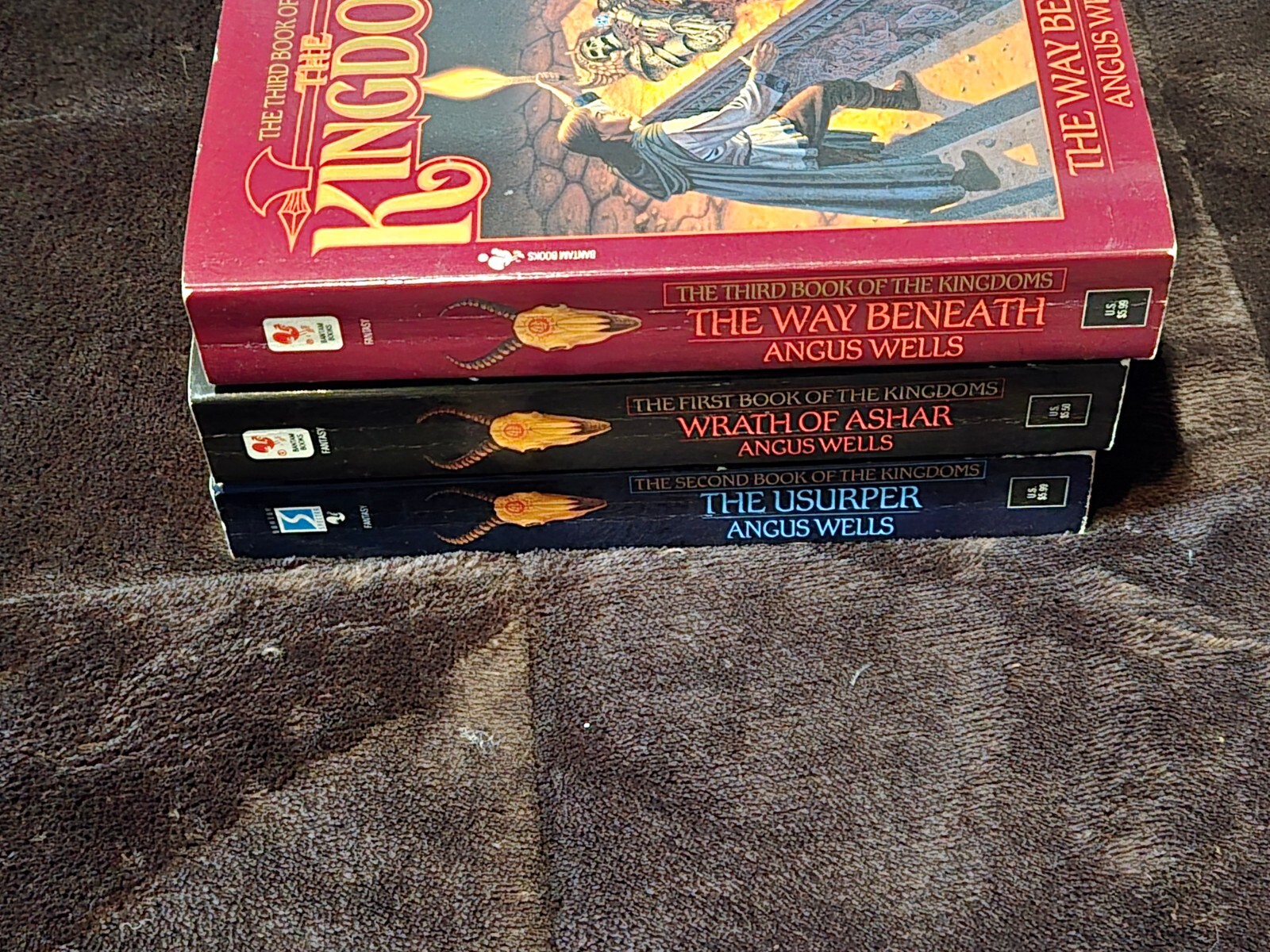 The Kingdoms Trilogy -Wrath of Ashar/The Usurper/The Way Beneath-BY Angus Wells