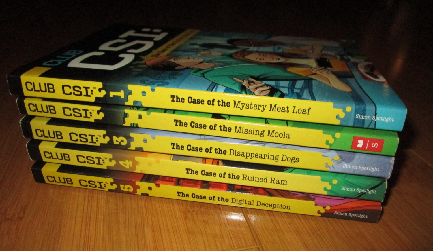 Club CSI Books #1-5 by David Lewman KIDS CRIME SOLVING FORENSICS