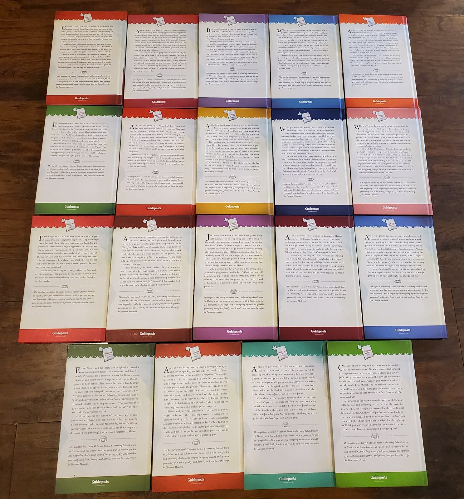 Tearoom Mysteries Series Hardcover Books by Guideposts – Lot of 19
