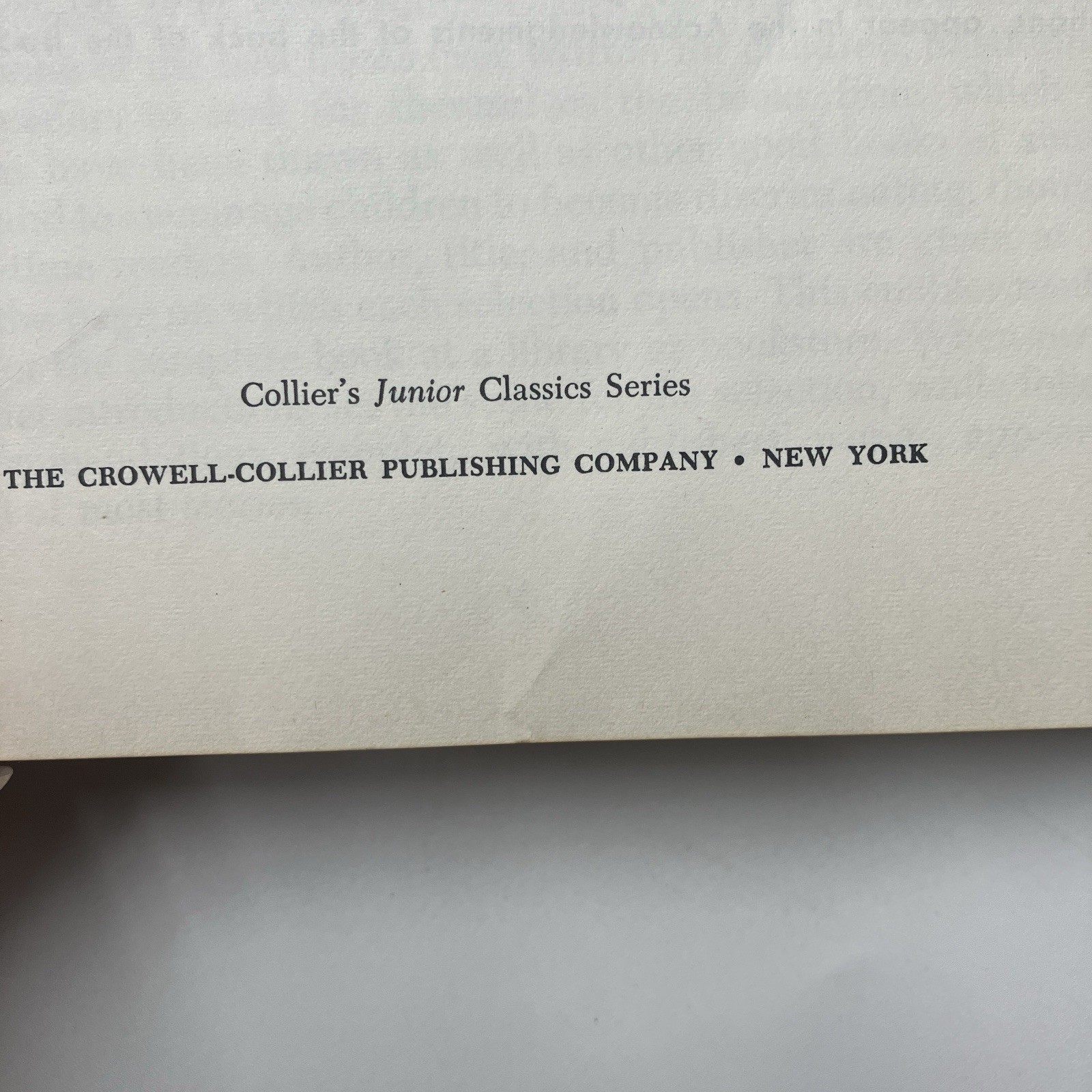 Vintage Collier Junior Classics Books 1-9 Set 1962 Kids Illustrated Decor
