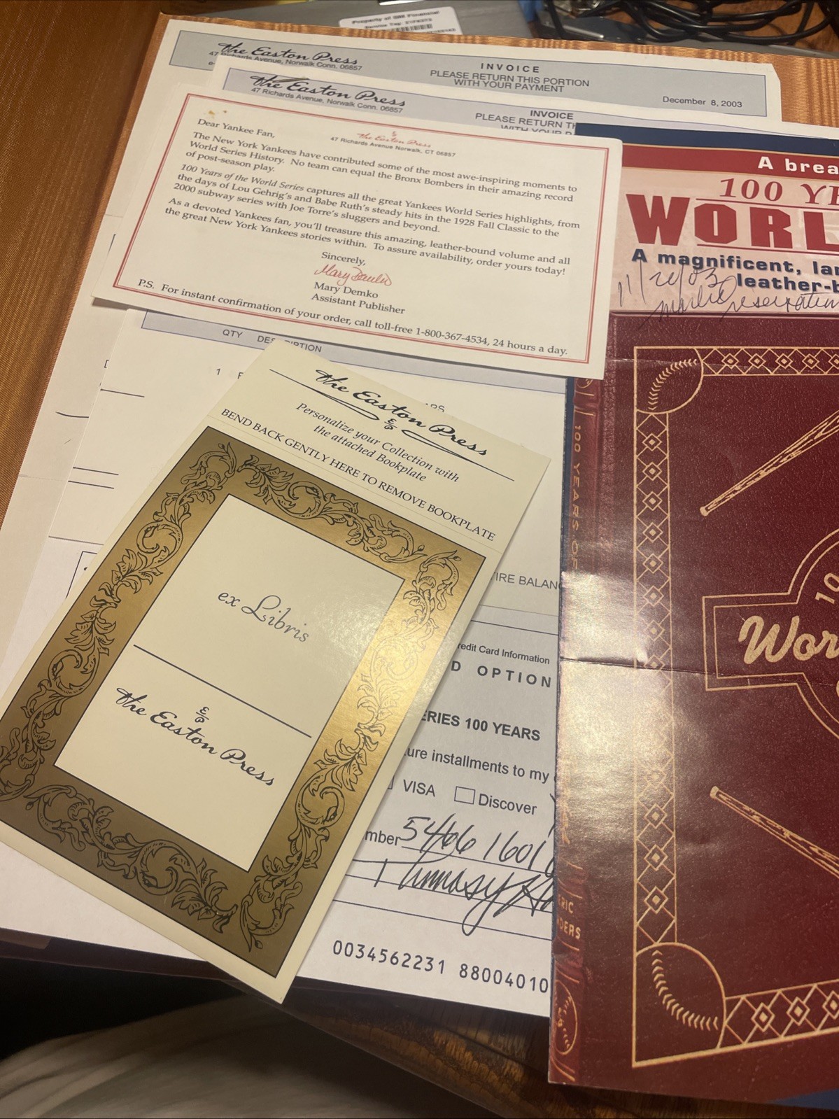 100 Years of the World Series Barnes/Noble 1903–2003 Eric Enders Table Book 📕