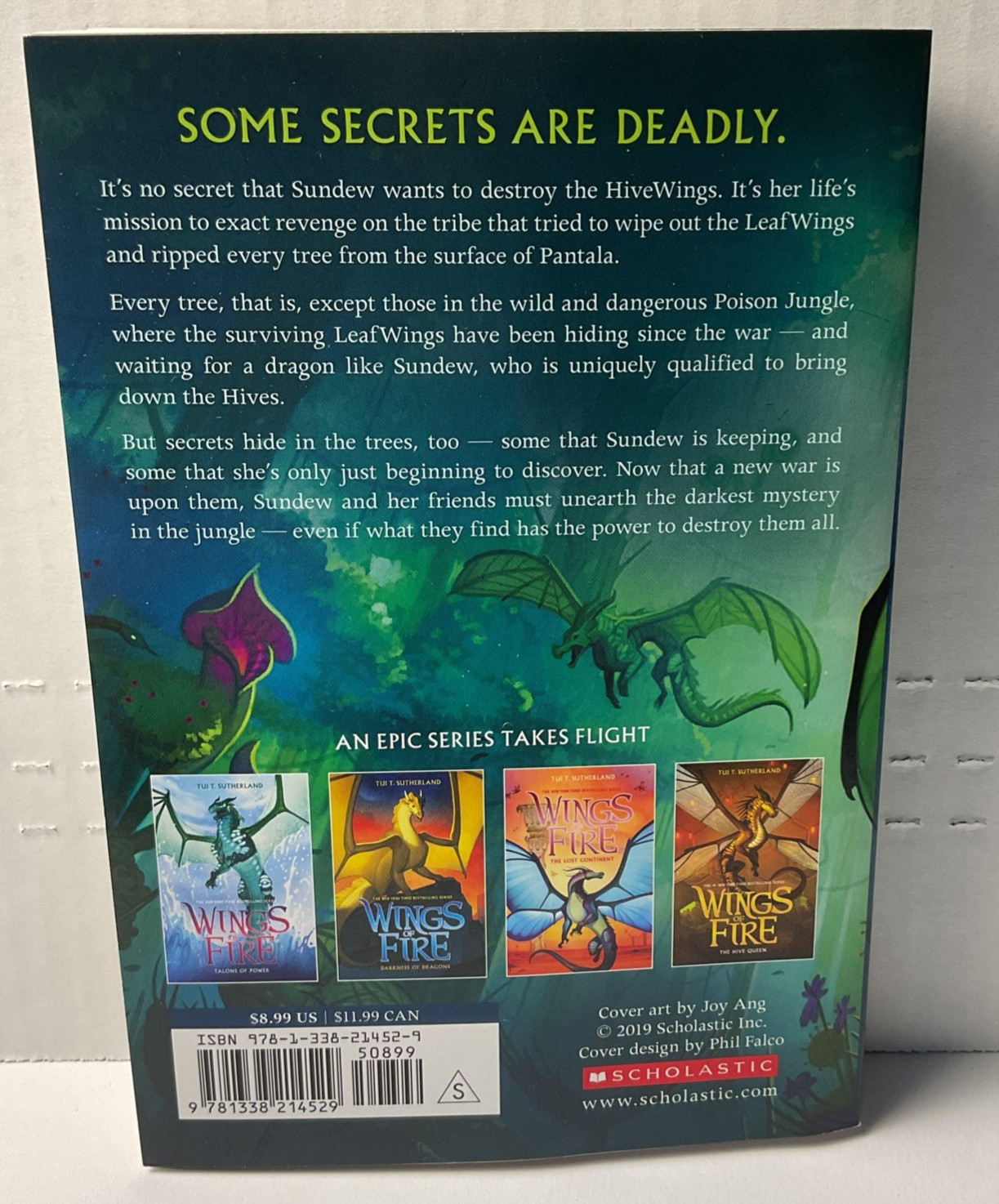 Poison Jungle (Wings of Fire #13) by Tui T. Sutherland (2021, Trade Paperback)