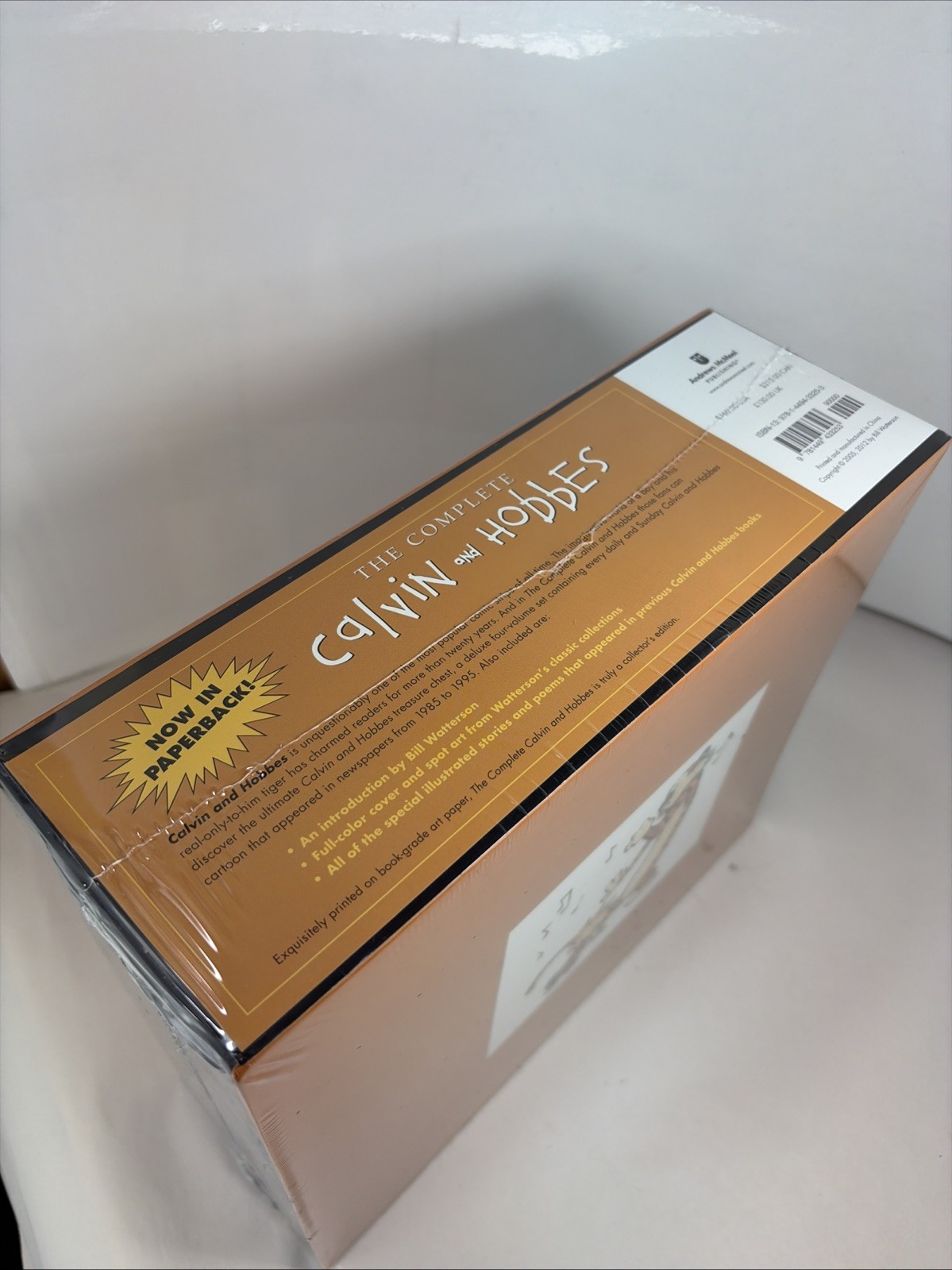The Complete Calvin and Hobbes • 4 Book Box Set -Paperback NEW SEALED MSRP $160