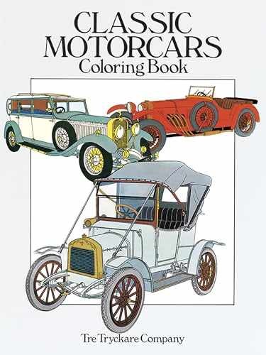 Classic Motorcars Coloring Book – Paperback, by Tre Tryckare Co. – Very Good